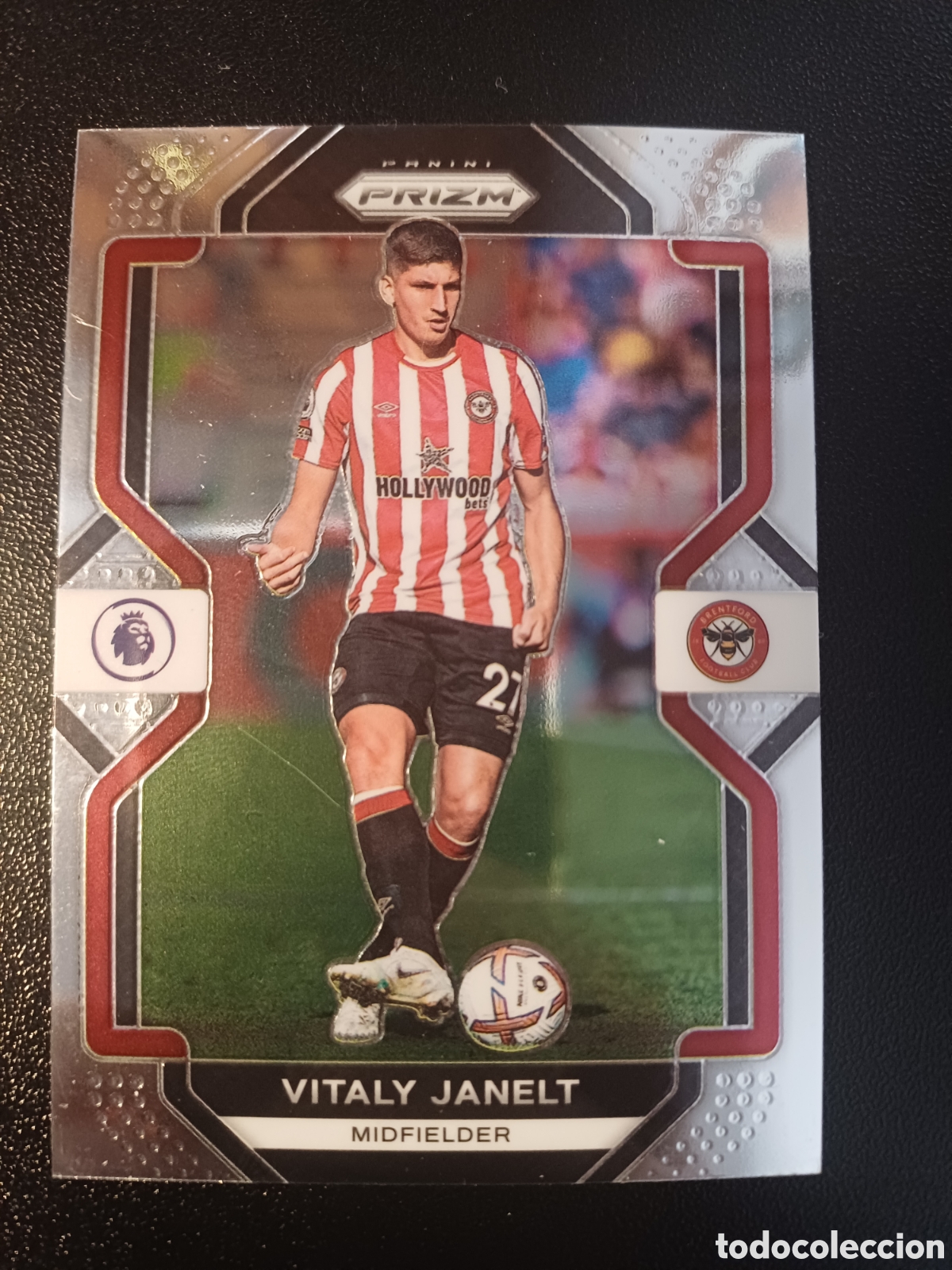 Fu&szlig;ball-Sticker: #042 VITALY JANELT BRENTFORD PANINI PRIZM PREMIER LEAGUE 2022-23