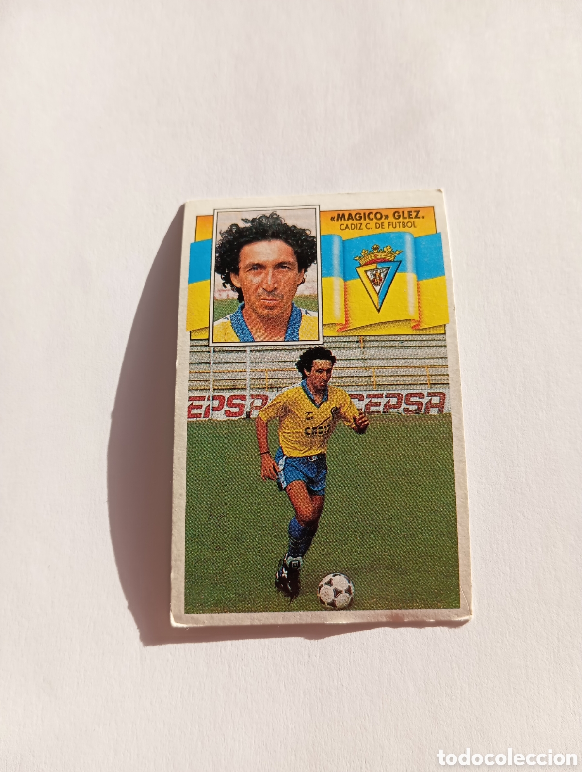 Cromos de F&uacute;tbol: M&Aacute;GICO GONZ&Aacute;LEZ C&aacute;diz Liga Este 1990 1991 Panini 90 91 NUEVO SIN PEGAR