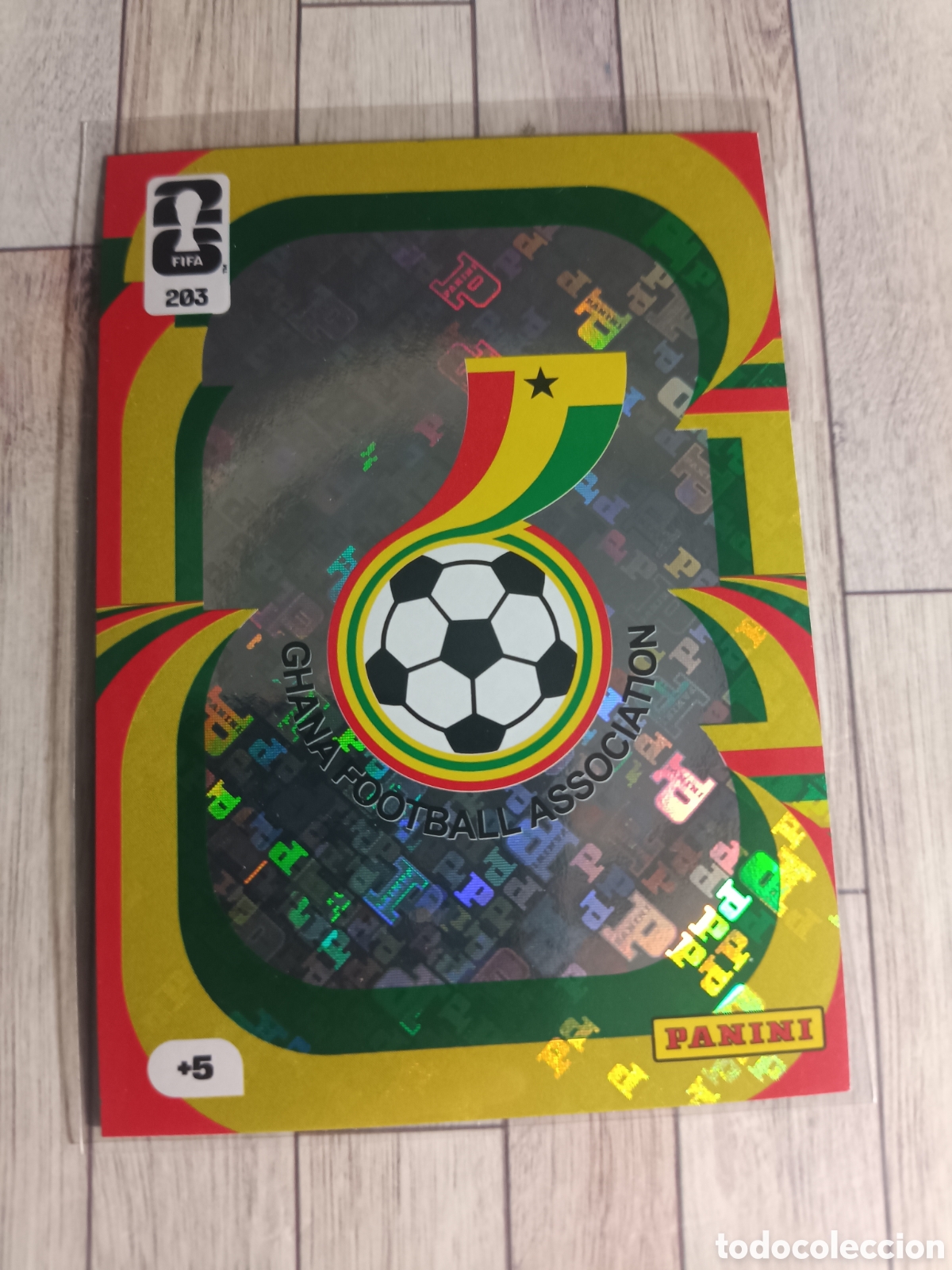 Cromos de F&uacute;tbol: 203 ESCUDO GHANA TEAM CREST ADRENALYN XL MUNDIAL FIFA WORLD CUP 2026 PANINI