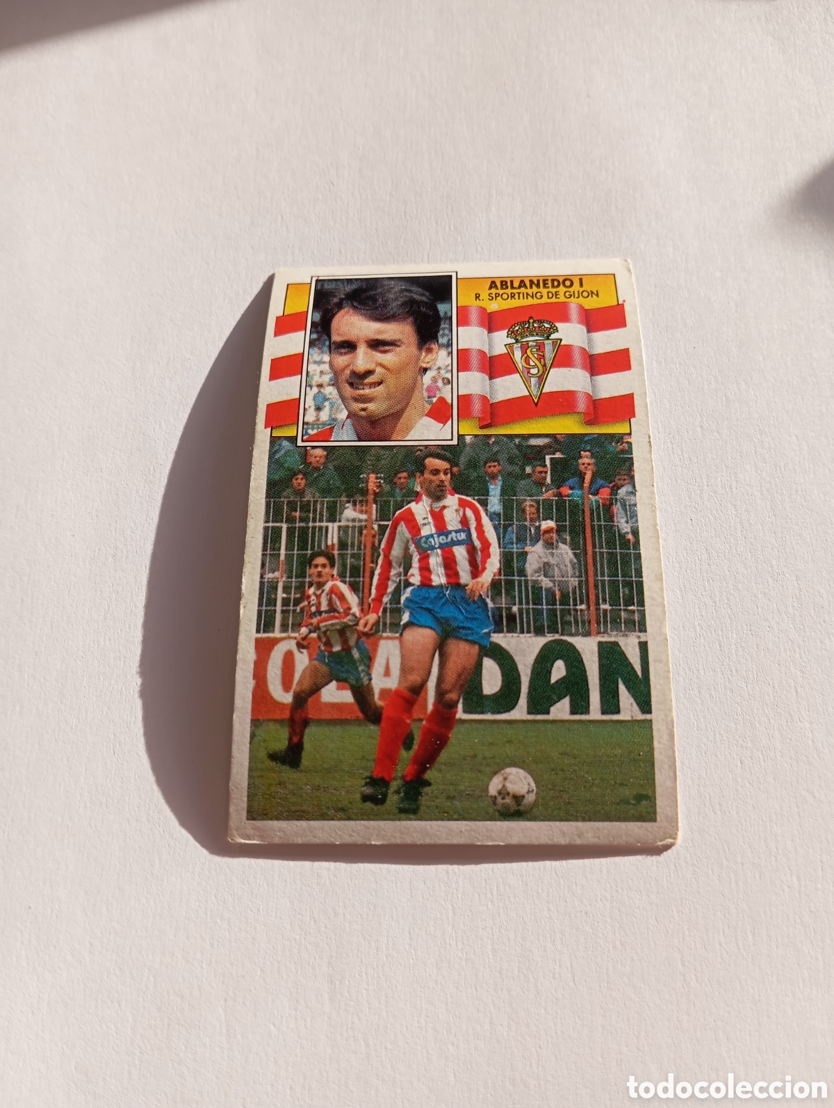 Cromos de F&uacute;tbol: ABLANEDO I Sporting de Gij&oacute;n Liga Este 1990 1991 Panini 90 91 NUEVO SIN PEGAR