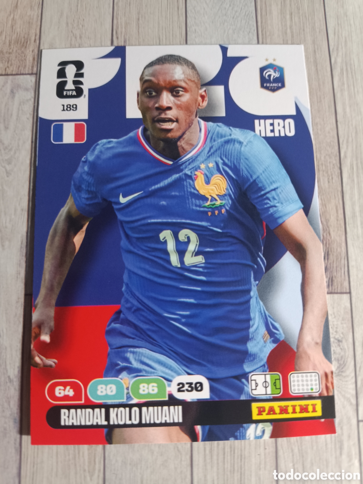 Cromos de F&uacute;tbol: 189 RANDAL KOLO MUANI FRANCIA ADRENALYN XL MUNDIAL FIFA WORLD CUP 2026 PANINI