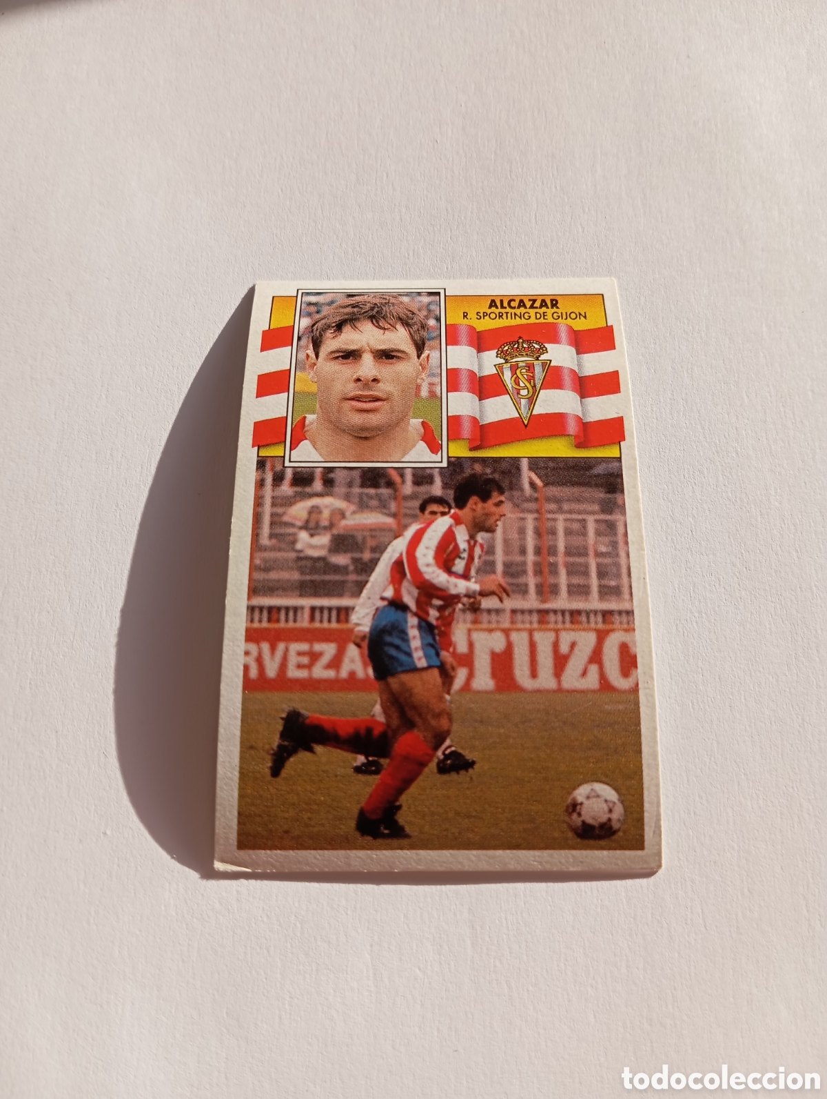 Cromos de F&uacute;tbol: ALCAZAR Sporting de Gij&oacute;n Liga Este 1990 1991 Panini 90 91 NUEVO SIN PEGAR