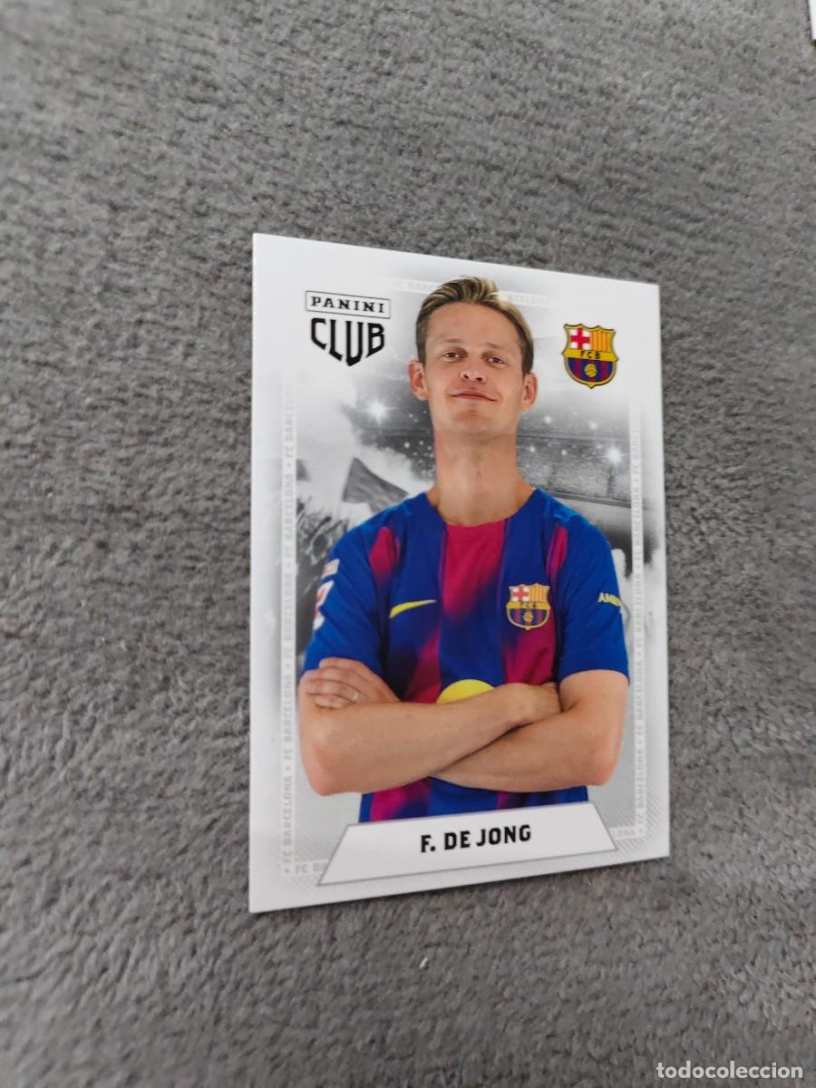 Cromos de F&uacute;tbol: 18 PANINI CLUB BARCELONA 25 26 F. DE JONG ADN 2025 2026