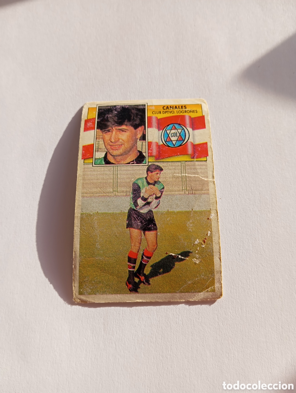 Cromos de F&uacute;tbol: CANALES BAJA Logro&ntilde;&eacute;s Liga Este 1990 1991 Panini 90 91 SIN PEGAR