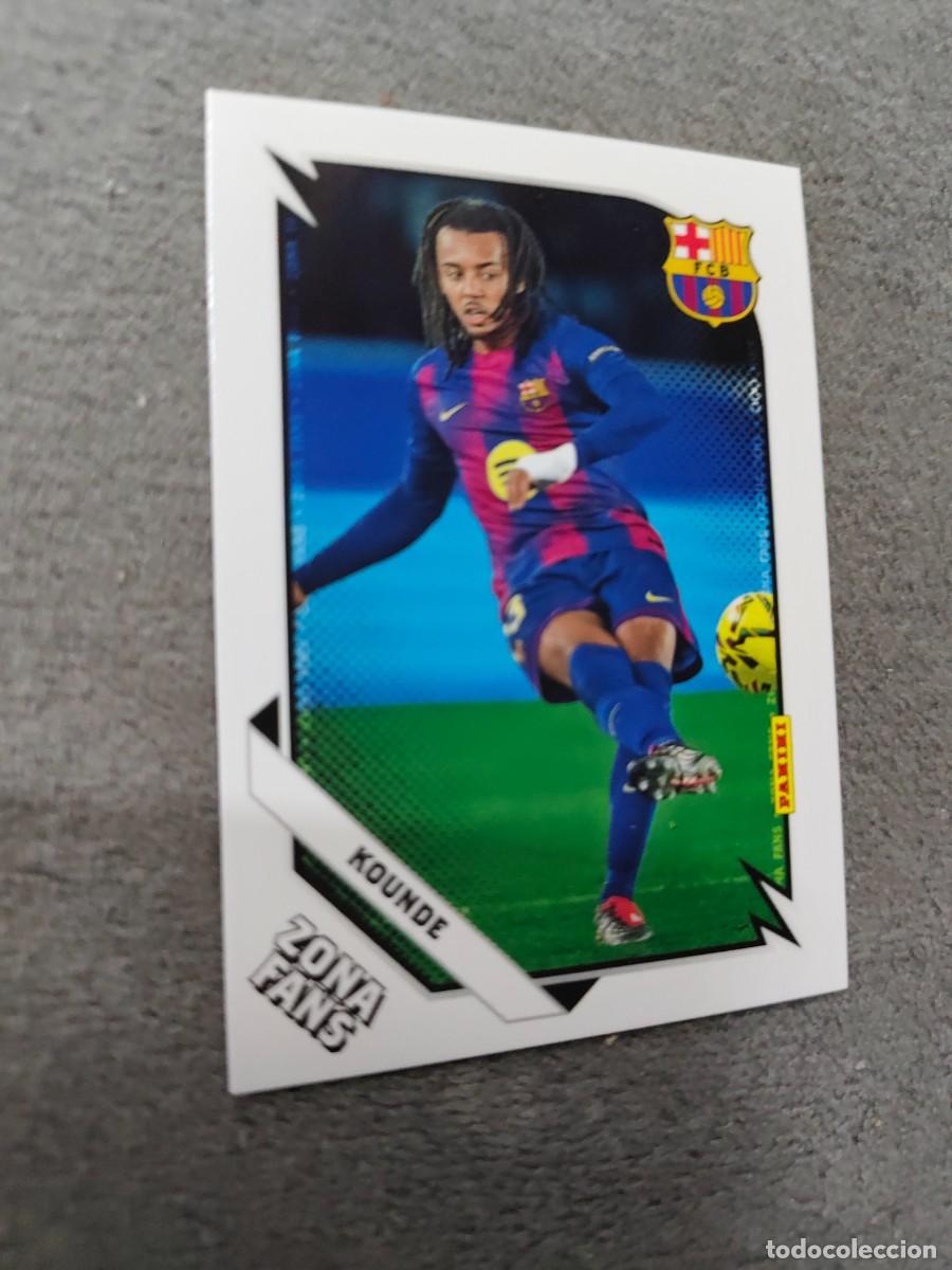 Cromos de F&uacute;tbol: 32 PANINI CLUB BARCELONA 25 26 KOUNDE ZONA FANS 2025 2026