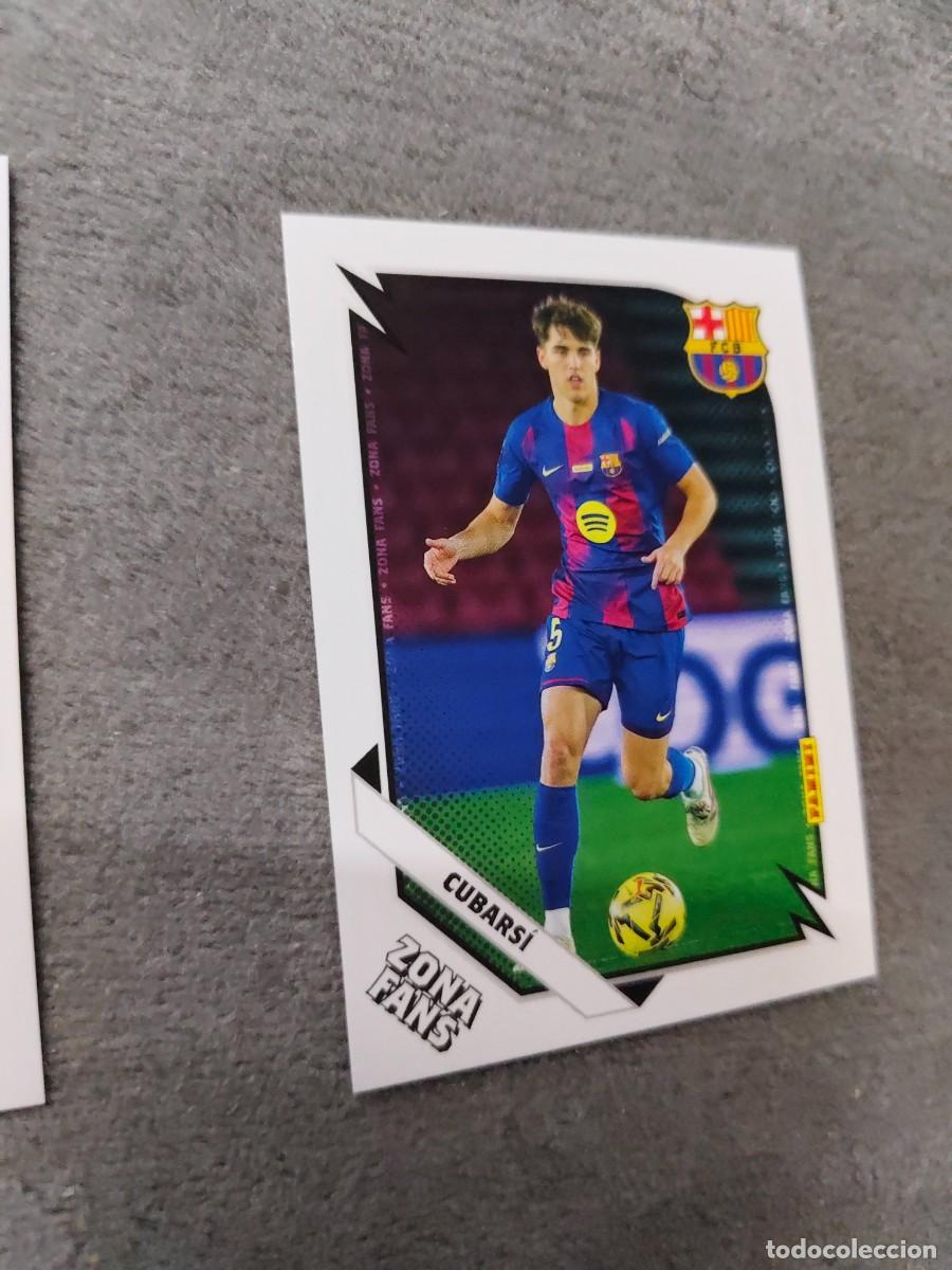 Cromos de F&uacute;tbol: 33 PANINI CLUB BARCELONA 25 26 CUBARS&Iacute; ZONA FANS 2025 2026