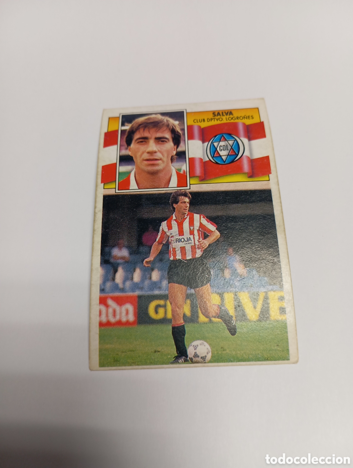Cromos de F&uacute;tbol: SALVA Logro&ntilde;&eacute;s Liga Este 1990 1991 Panini 90 91 NUEVO SIN PEGAR