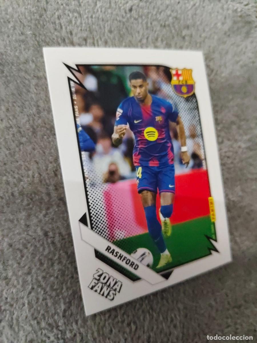 Cromos de F&uacute;tbol: 44 PANINI CLUB BARCELONA 25 26 RASHFORD ZONA FANS 2025 2026