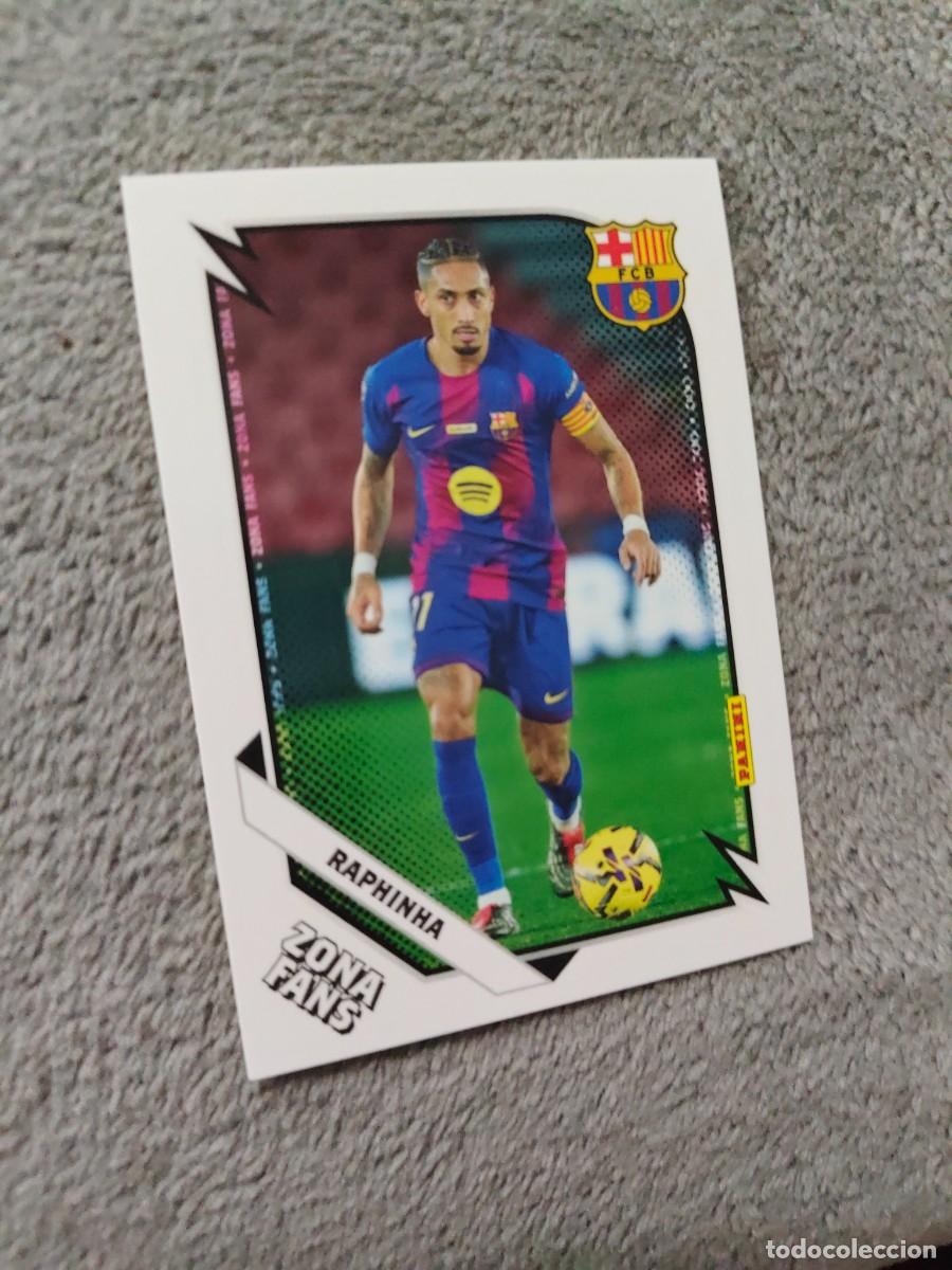 Cromos de F&uacute;tbol: 45 PANINI CLUB BARCELONA 25 26 RAPHINHA ZONA FANS 2025 2026