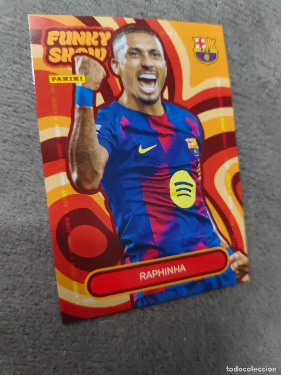 Cromos de F&uacute;tbol: 55 PANINI CLUB BARCELONA 25 26 RAPHINHA FUNKY SHOW 2025 2026