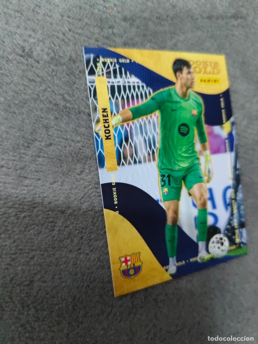 Cromos de F&uacute;tbol: 56 PANINI CLUB BARCELONA 25 26 KOCHEN ROOKIE GOLD 2025 2026