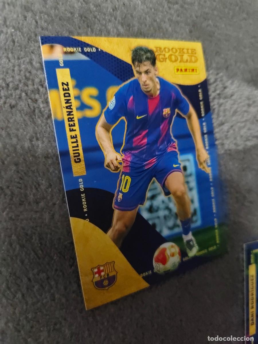 Cromos de F&uacute;tbol: 58 PANINI CLUB BARCELONA 25 26 GUILLE FERN&Aacute;NDEZ ROOKIE GOLD 2025 2026