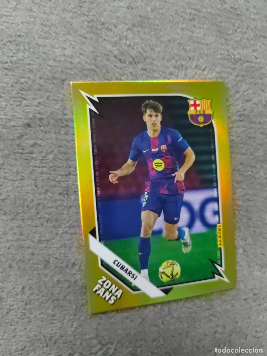 Cromos de F&uacute;tbol: KO33 33 PANINI CLUB BARCELONA 25 26 CUBARS&Iacute; ZONA FANS GOLD KROMIX 2025 2026