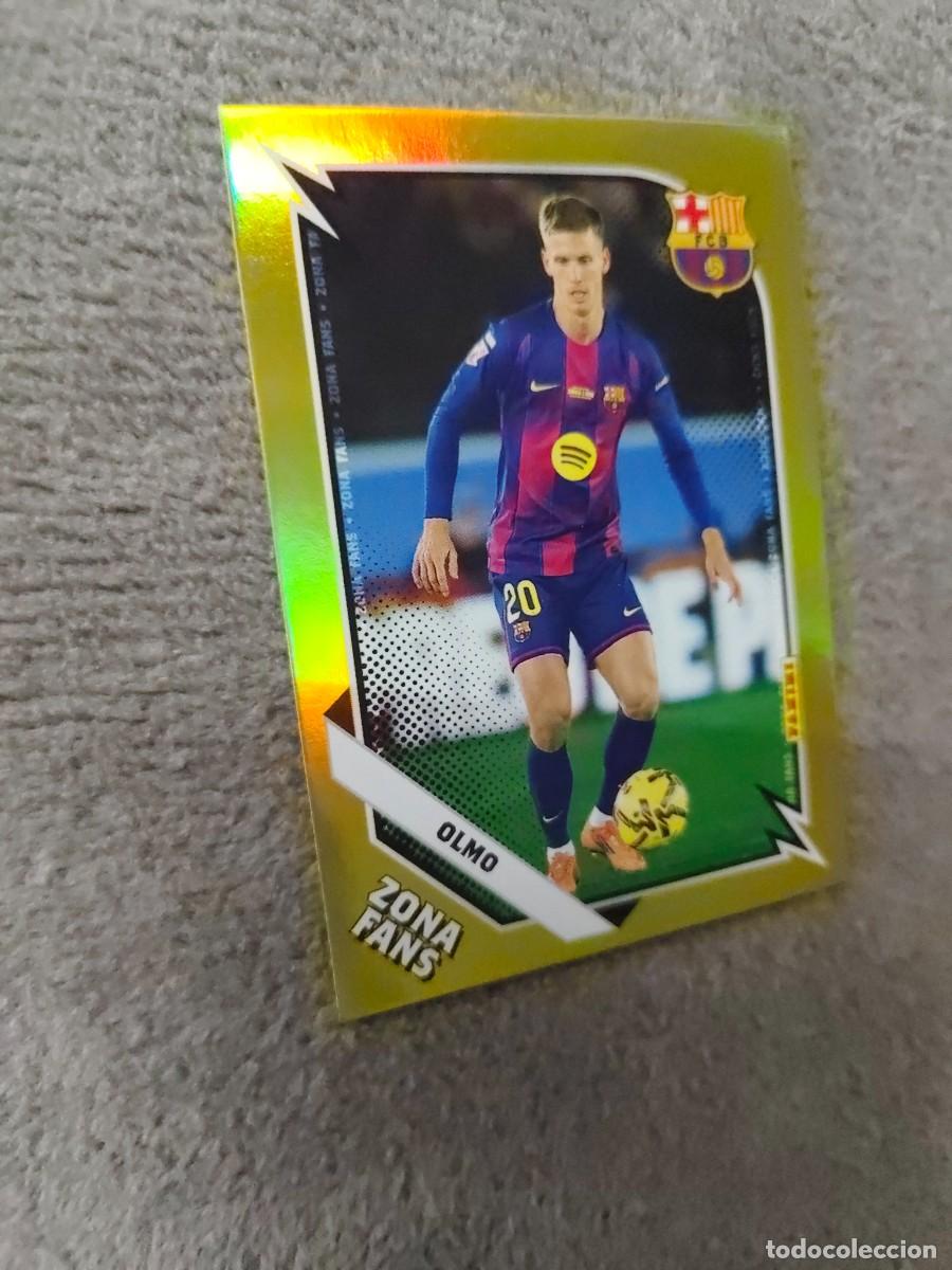 Cromos de F&uacute;tbol: KO40 40 PANINI CLUB BARCELONA 25 26 DANI OLMO ZONA FANS GOLD KROMIX 2025 2026