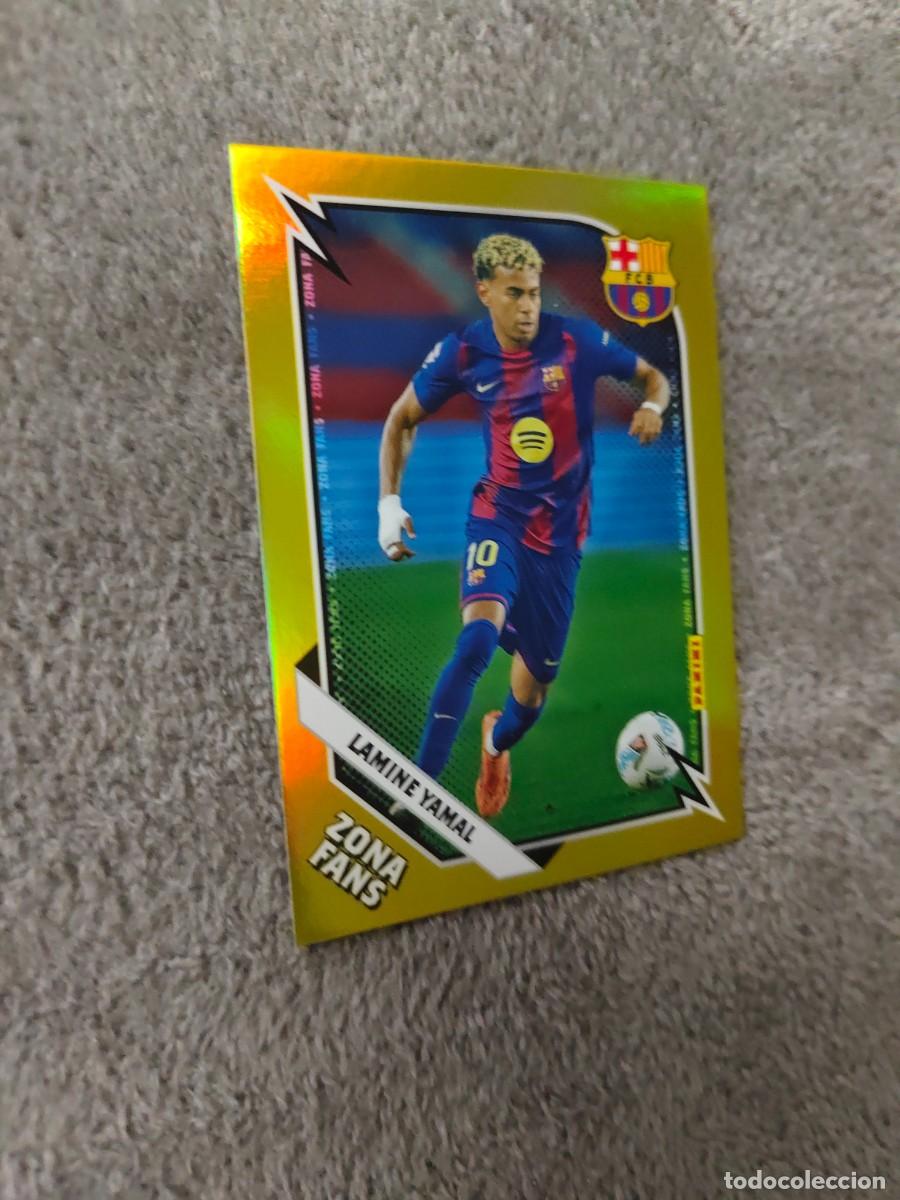 Cromos de F&uacute;tbol: KO41 41 PANINI CLUB BARCELONA 25 26 LAMINE YAMAL ZONA FANS GOLD KROMIX 2025 2026