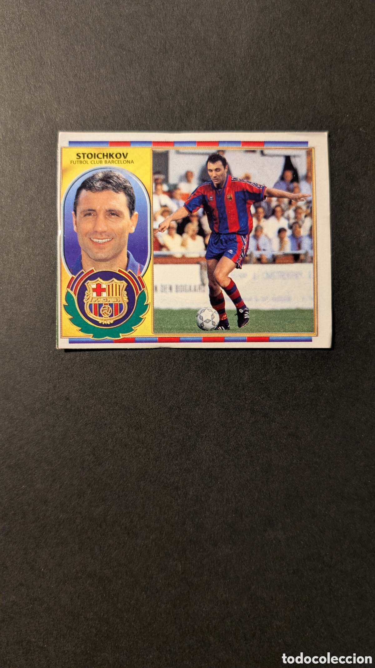 Football Stickers: STOICHKOV BARCELONA FICHAJE 14 VERSION LIGA ESTE 1996/97 96 97 RECORTADO