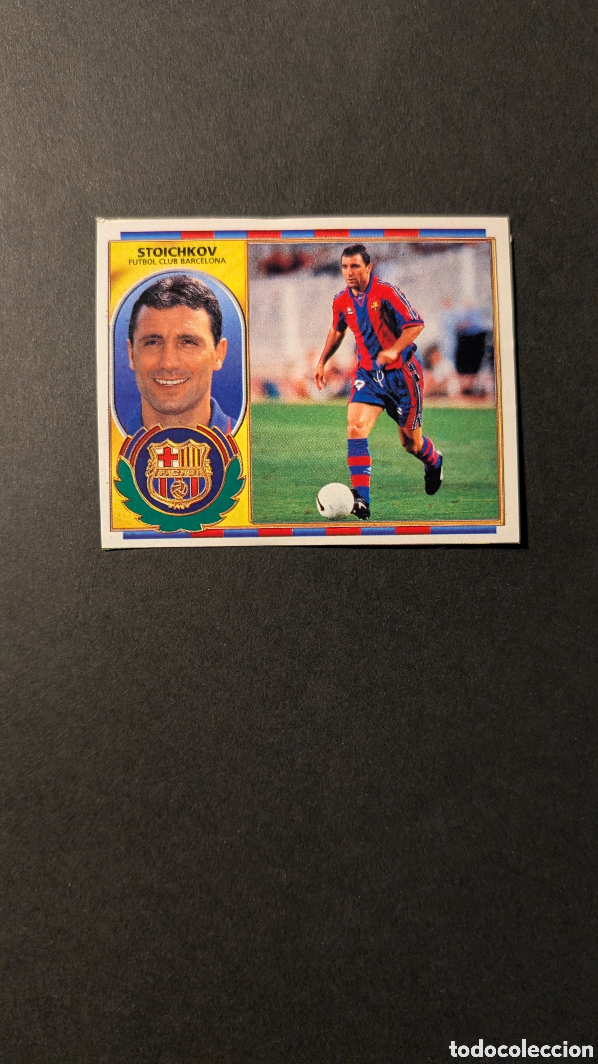 Football Stickers: STOICHKOV BARCELONA FICHAJE 14 VERSION LIGA ESTE 1996/97 96 97 RECORTADO