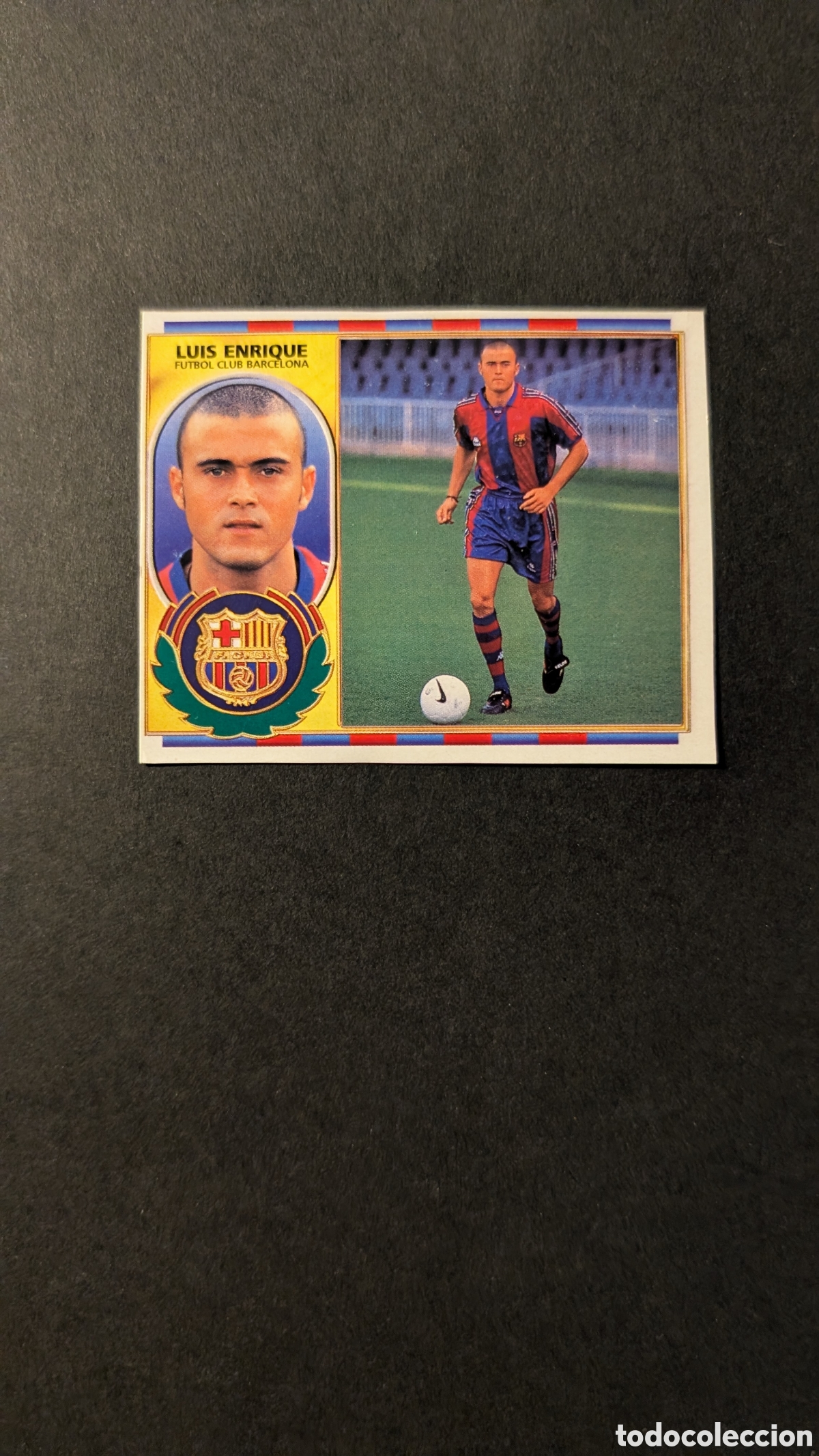 Football Stickers: LUIS ENRIQUE BARCELONA FICHAJE 15 LIGA ESTE 1996/97 96 97 RECORTADO