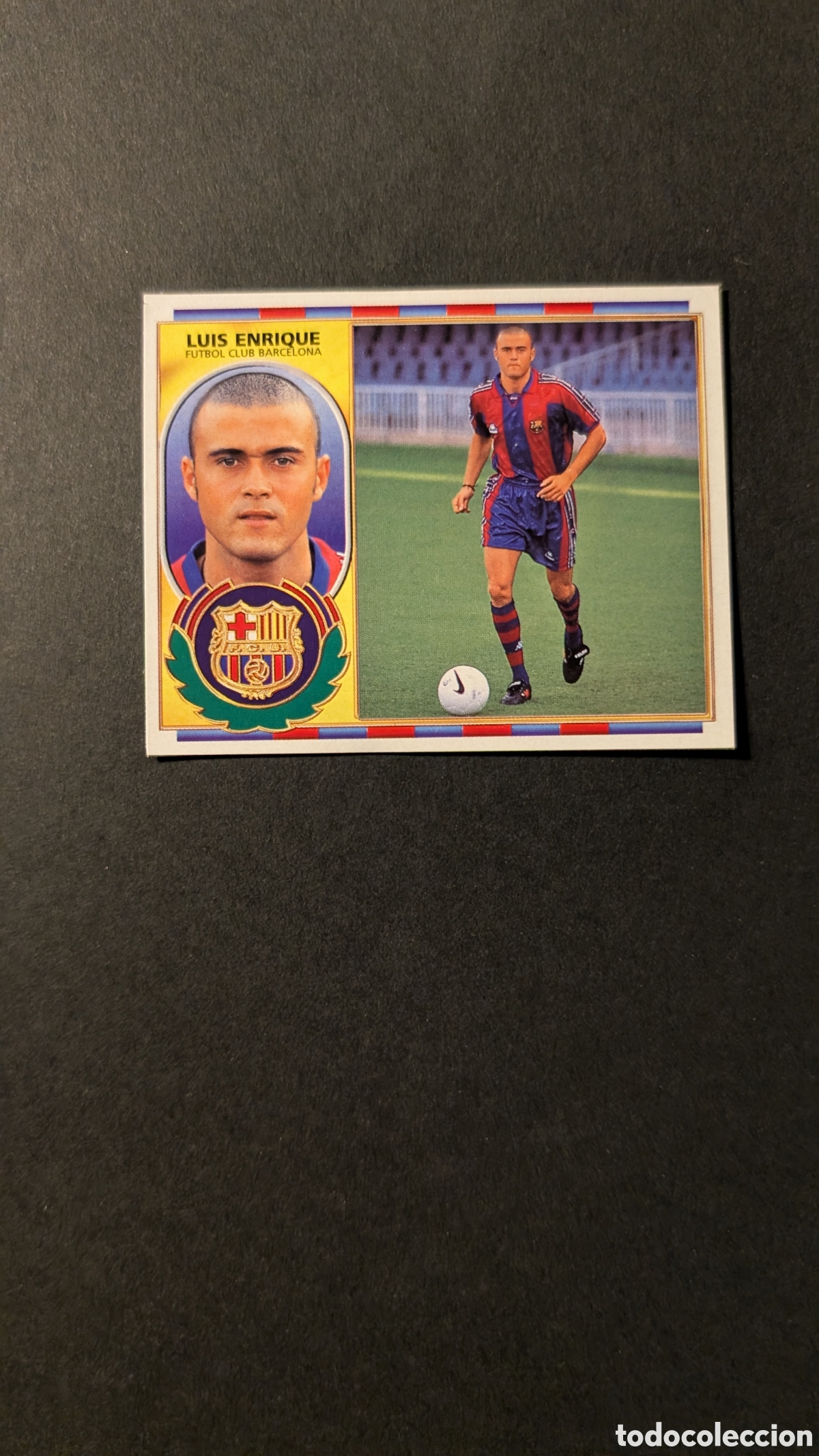Football Stickers: LUIS ENRIQUE BARCELONA FICHAJE 15 LIGA ESTE 1996/97 96 97 RECORTADO