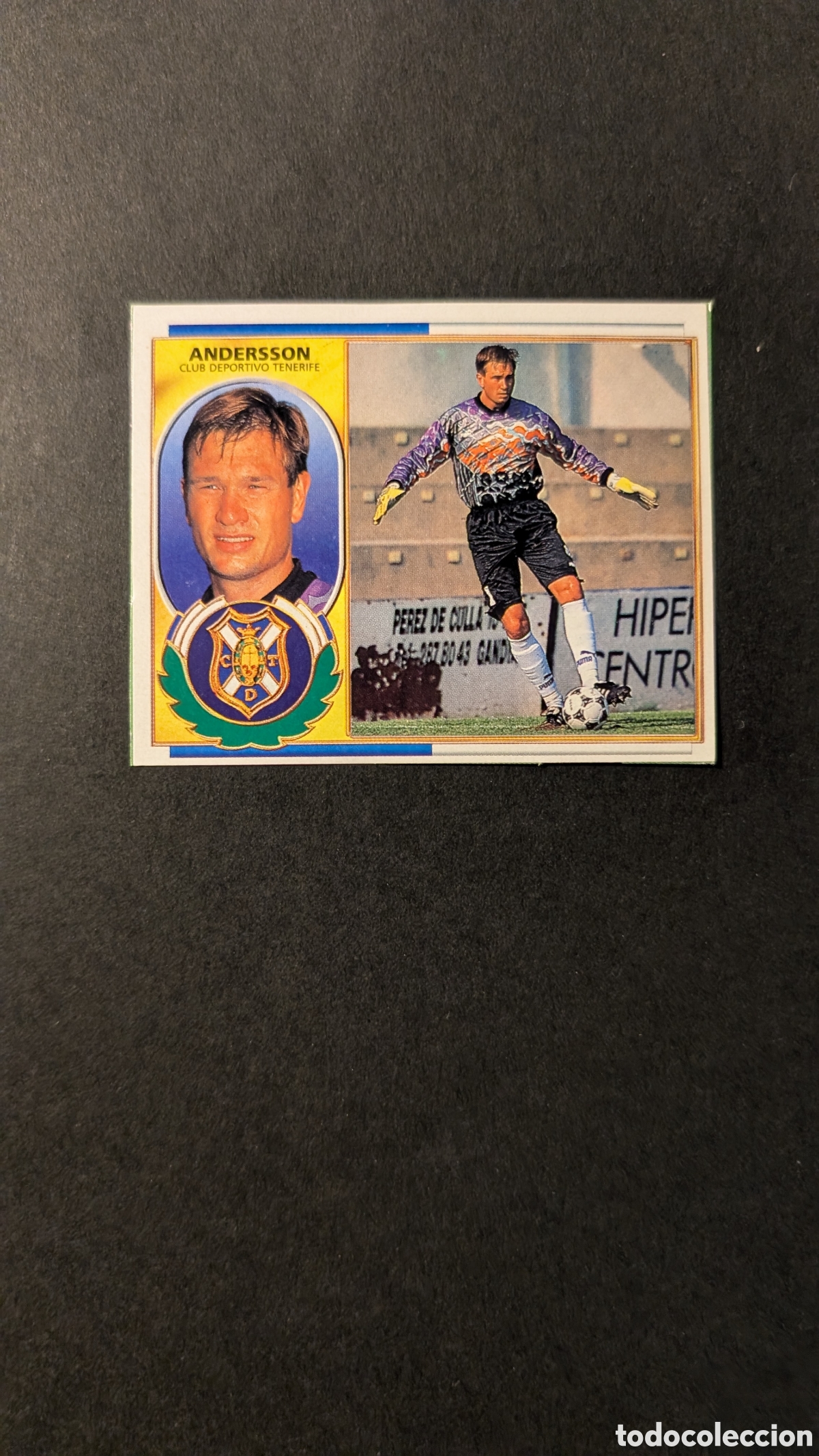 Cromos de F&uacute;tbol: ANDERSSON TENERIFE VERSION FICHAJE 21 LIGA ESTE 1996/97 96 97 RECORTADO