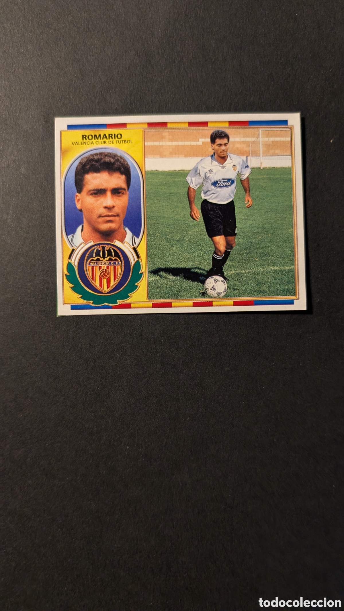 Cromos de F&uacute;tbol: ROMARIO VALENCIA FICHAJE 23 LIGA ESTE 1996/97 96 97 RECORTADO