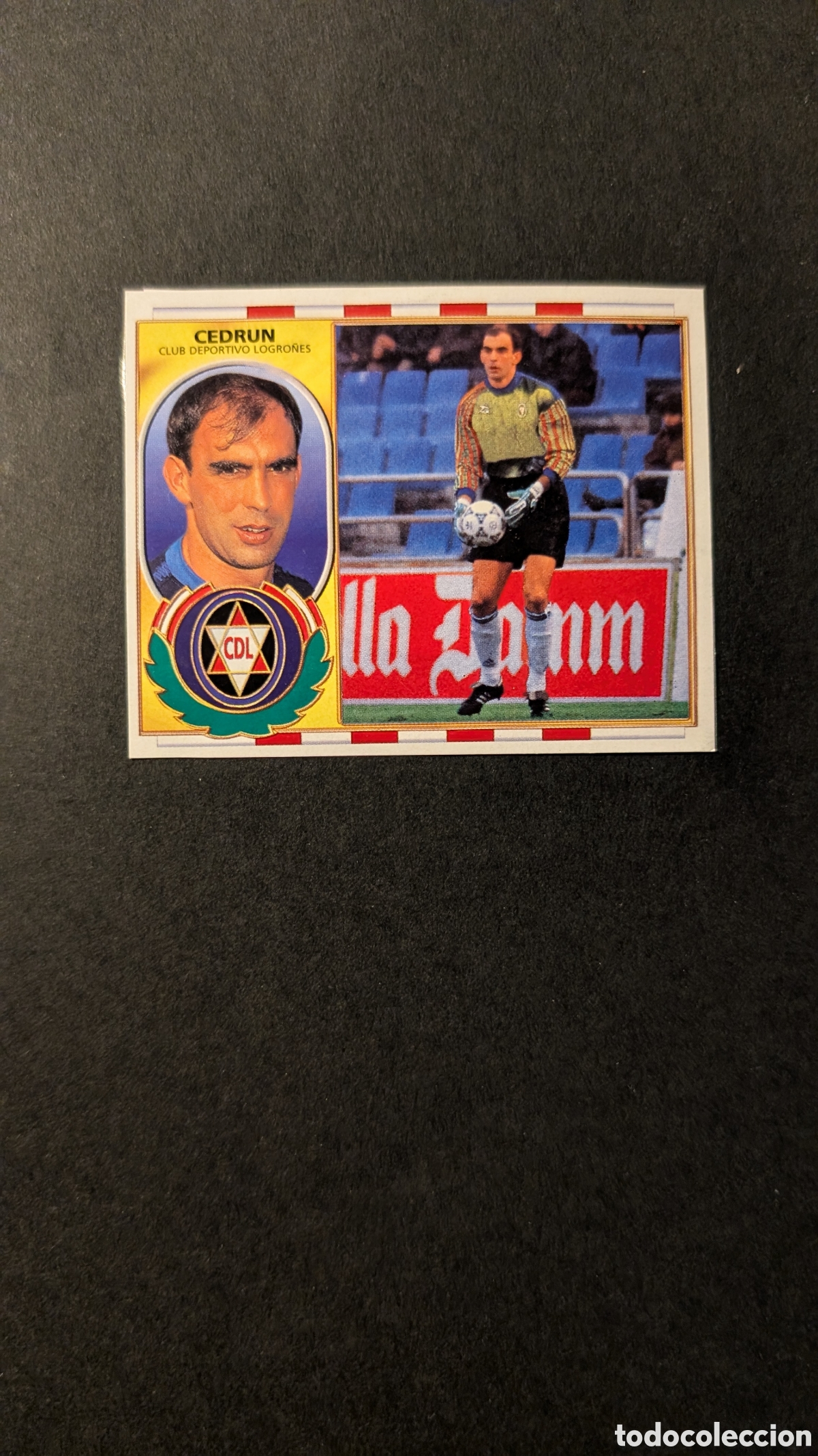 Cromos de F&uacute;tbol: CEDRUN LOGRO&Ntilde;ES FICHAJE 27 LIGA ESTE 1996/97 96 97 RECORTADO