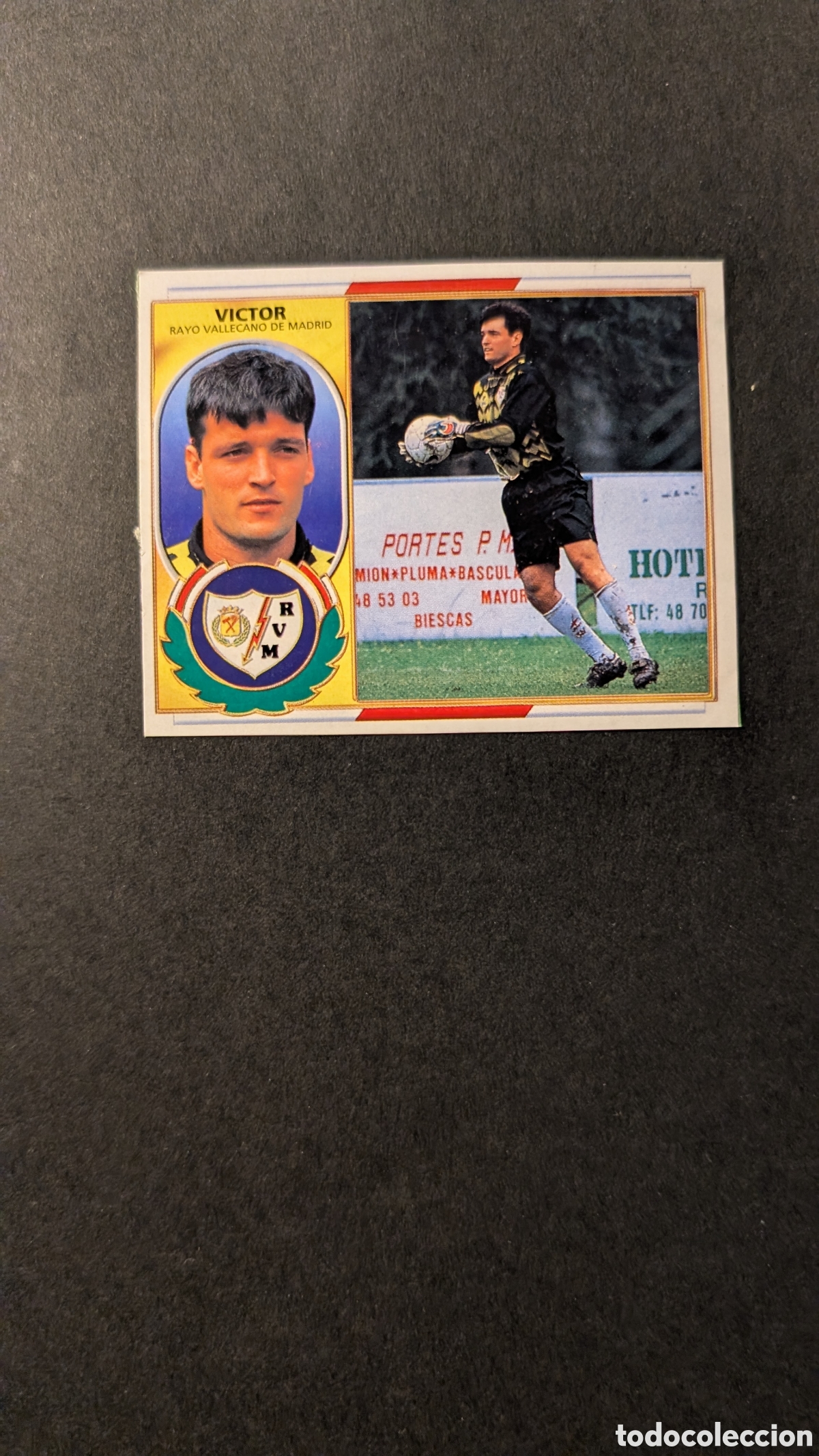 Cromos de F&uacute;tbol: VICTOR RAYO VALLECANO FICHAJE 30 LIGA ESTE 1996/97 96 97 RECORTADO