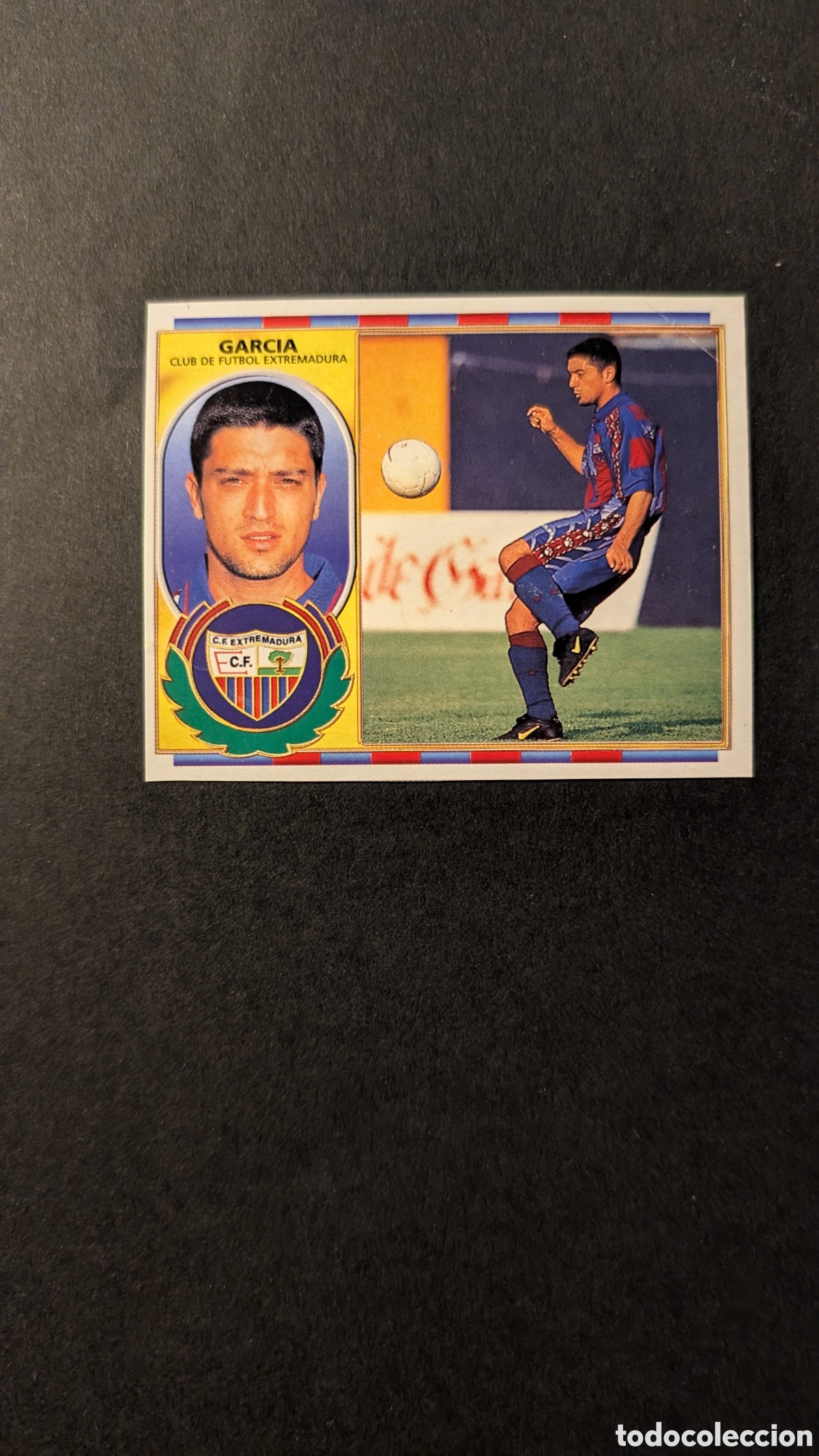 Cromos de F&uacute;tbol: GARCIA EXTREMADURA FICHAJE 32 LIGA ESTE 1996/97 96 97 RECORTADO