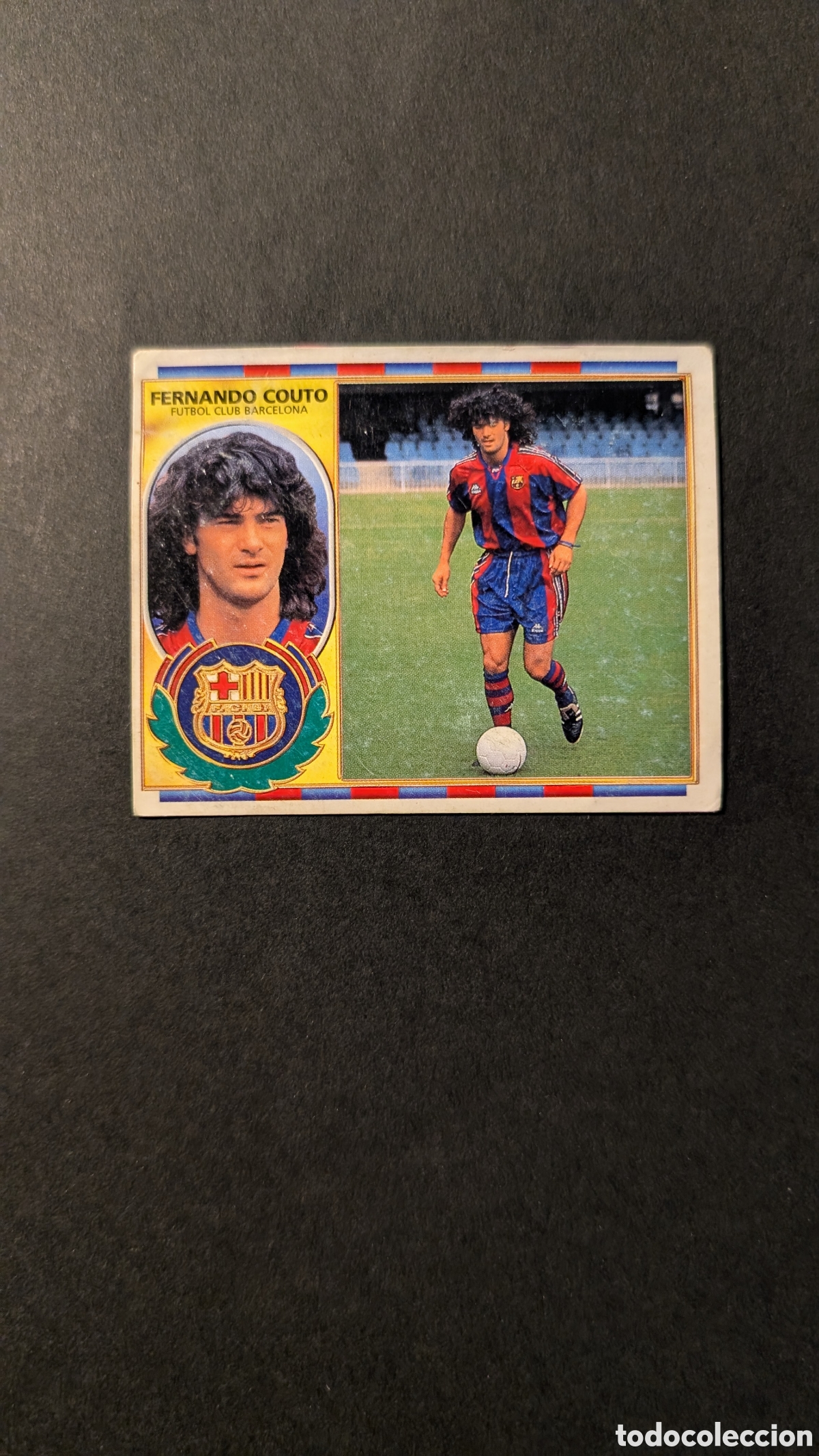 Cromos de Futebol: FERNANDO COUTO BARCELONA COLOCA LIGA ESTE 1996/97 96 97 VENTANILLA