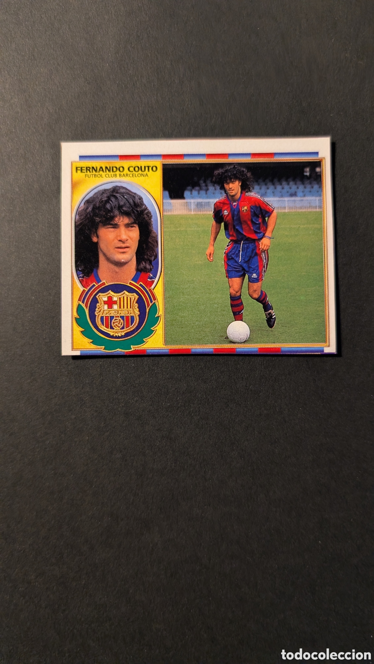 Cromos de Futebol: FERNANDO COUTO BARCELONA COLOCA LIGA ESTE 1996/97 96 97 RECORTADO