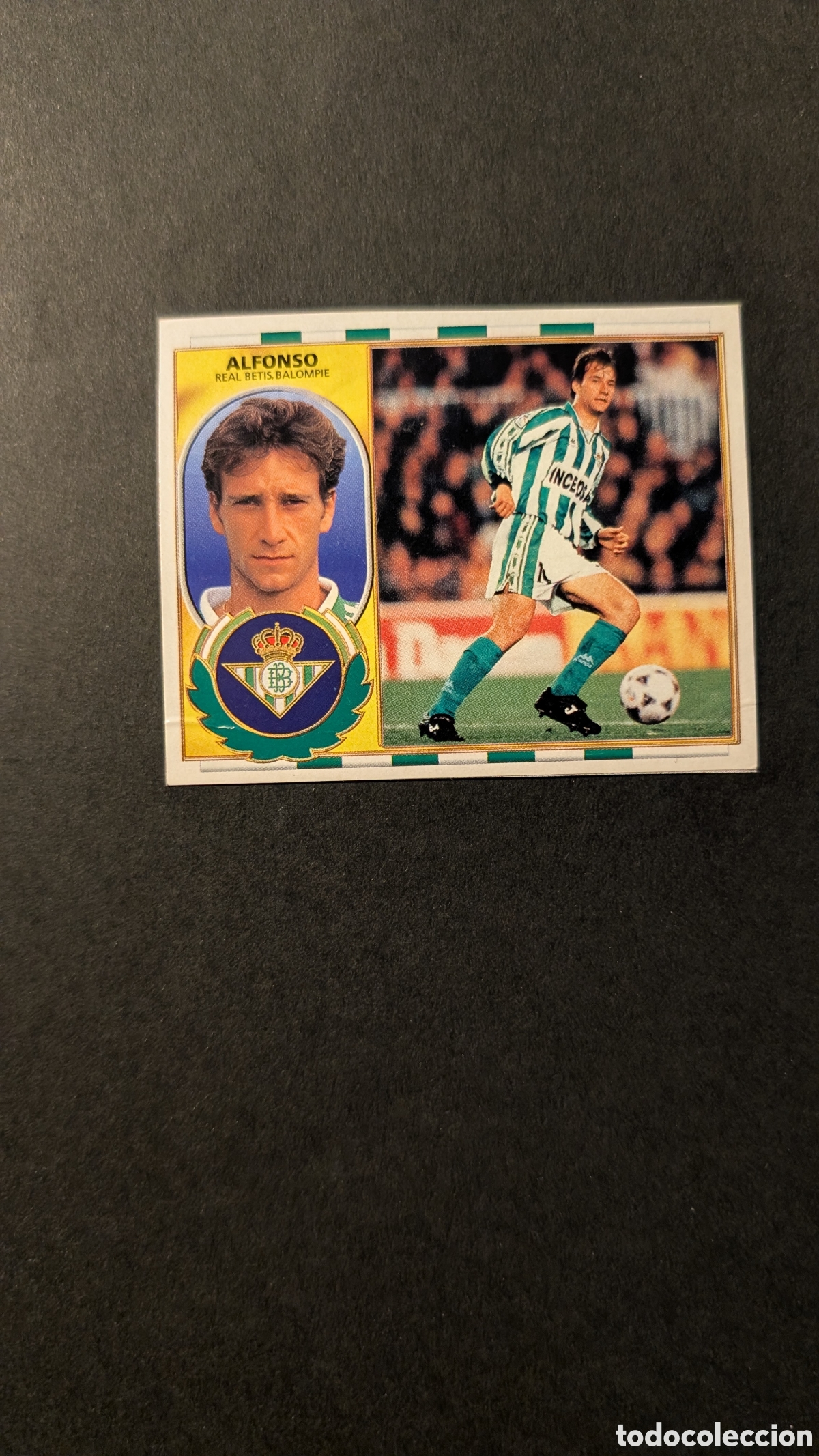 Cromos de Futebol: ALFONSO BETIS COLOCA LIGA ESTE 1996/97 96 97 RECORTADO