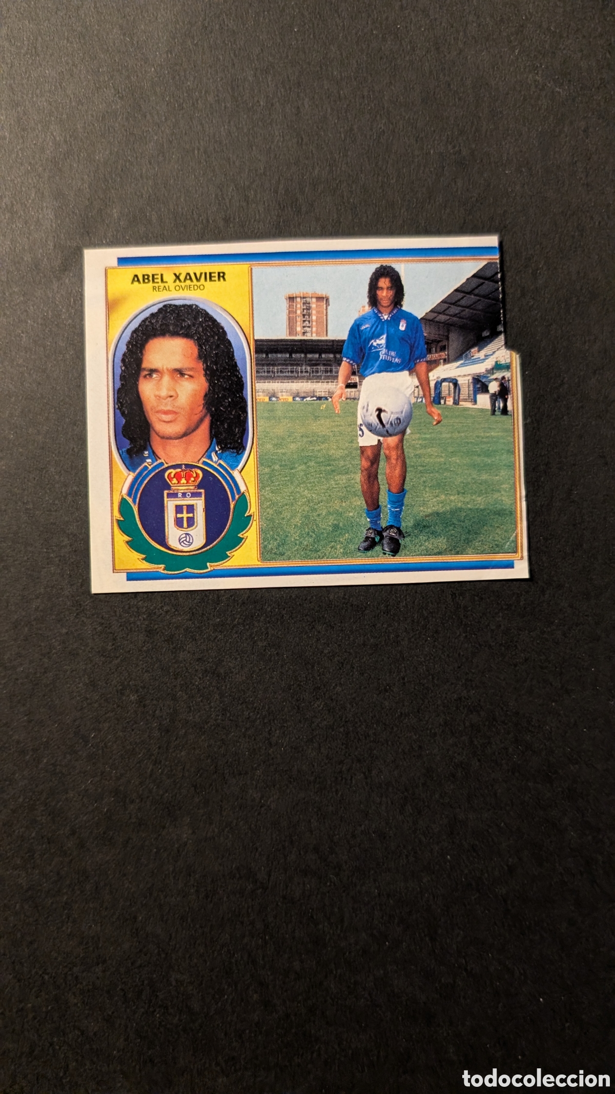 Football Stickers: ABEL XAVIER OVIEDO COLOCA LIGA ESTE 1996/97 96 97 RECORTADO