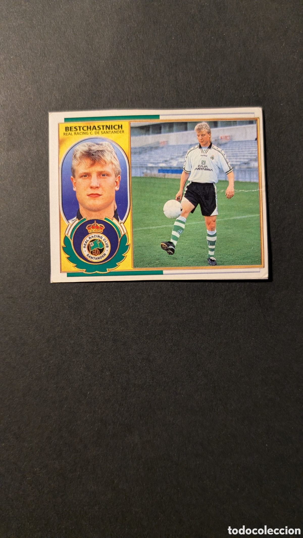 Football Stickers: BESTCHASTNICH RACING SANTANDER COLOCA LIGA ESTE 1996/97 96 97 RECORTADO