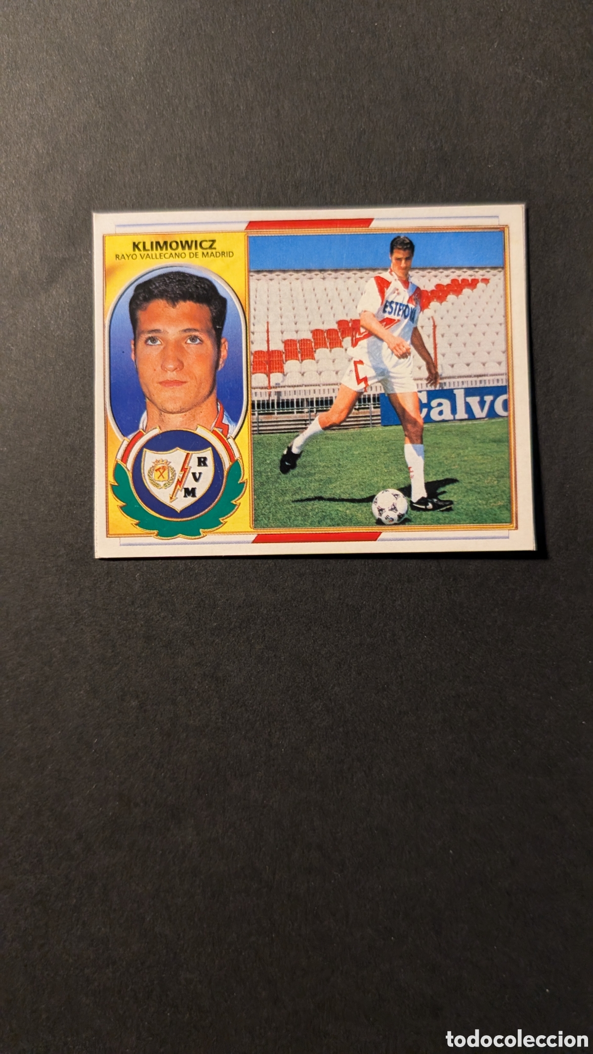 Cromos de F&uacute;tbol: KLIMOWICZ RAYO VALLECANO COLOCA LIGA ESTE 1996/97 96 97 RECORTADO