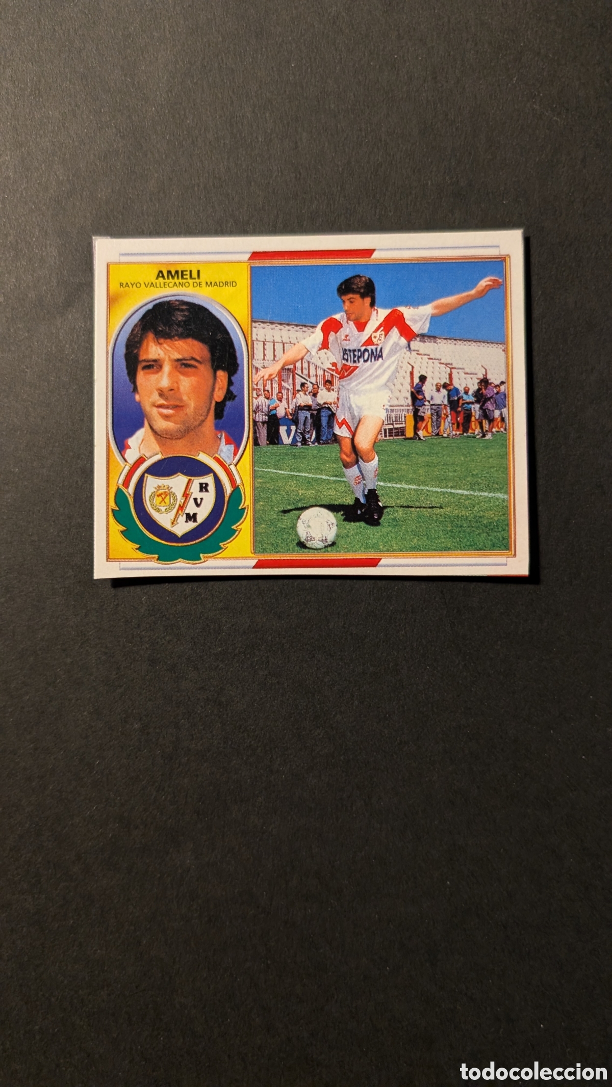 Cromos de F&uacute;tbol: AMELI RAYO VALLECANO COLOCA LIGA ESTE 1996/97 96 97 RECORTADO
