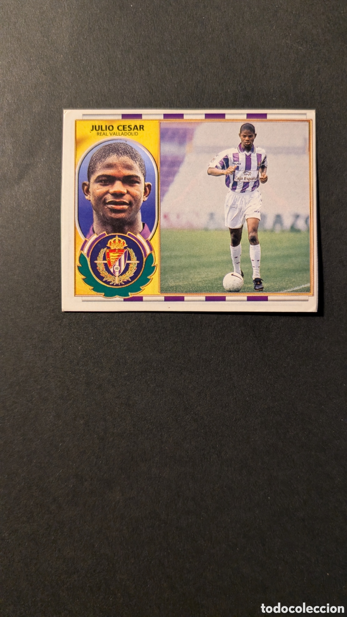 Football Stickers: JULIO CESAR VALLADOLID COLOCA LIGA ESTE 1996/97 96 97 RECORTADO