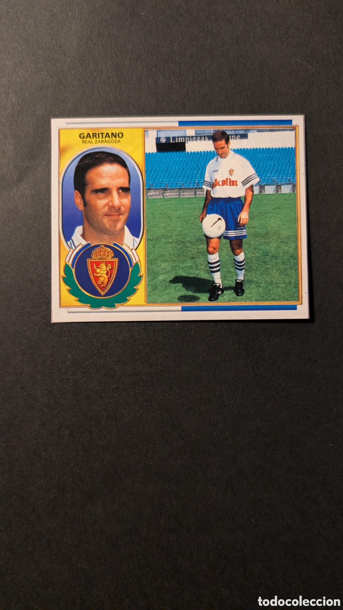 Cromos de F&uacute;tbol: GARITANO ZARAGOZA COLOCA LIGA ESTE 1996/97 96 97 RECORTADO