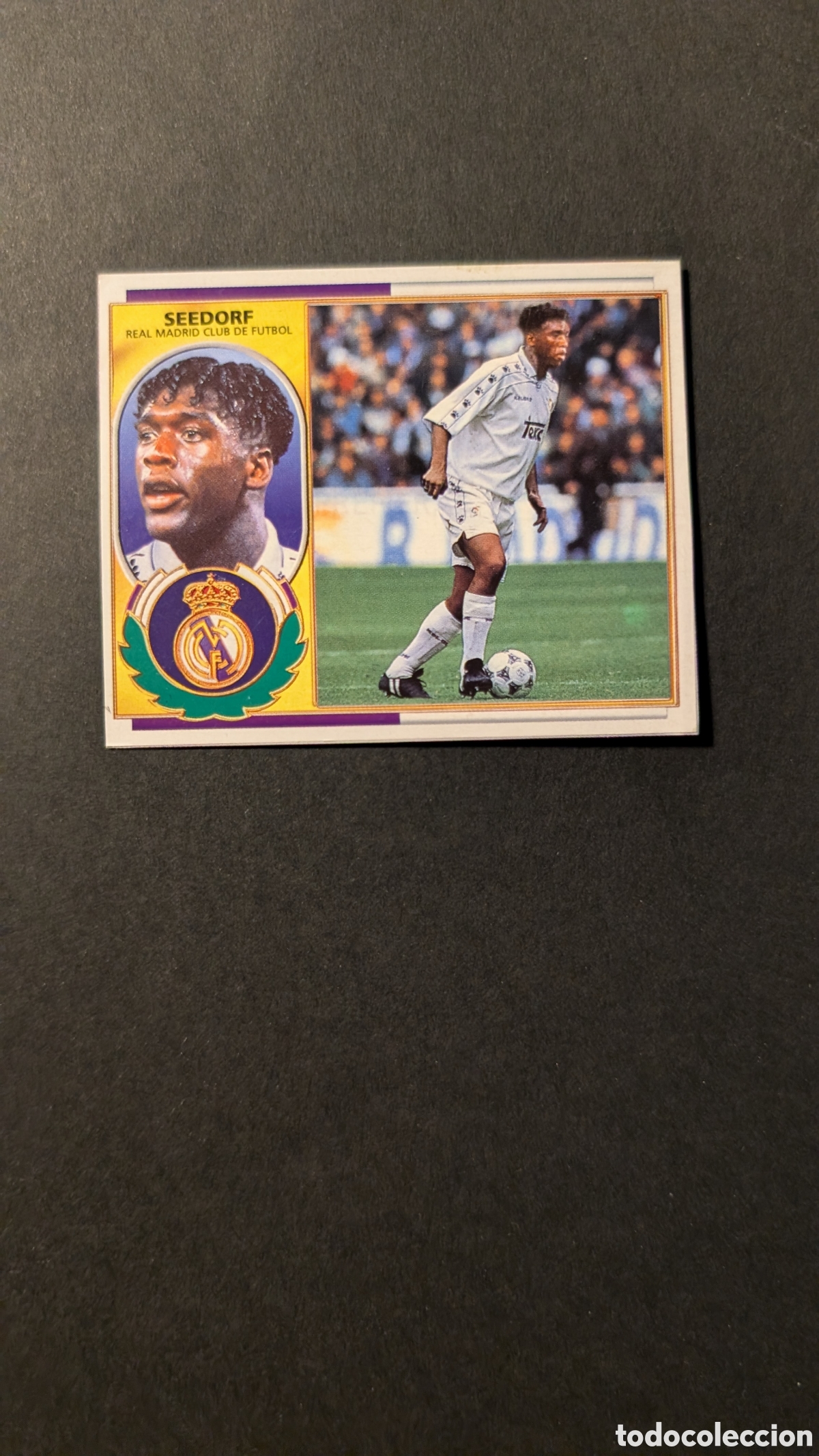 Figurine di Calcio: SEEDORF REAL MADRID VERSION LIGA ESTE 1996/97 96 97 RECORTADO