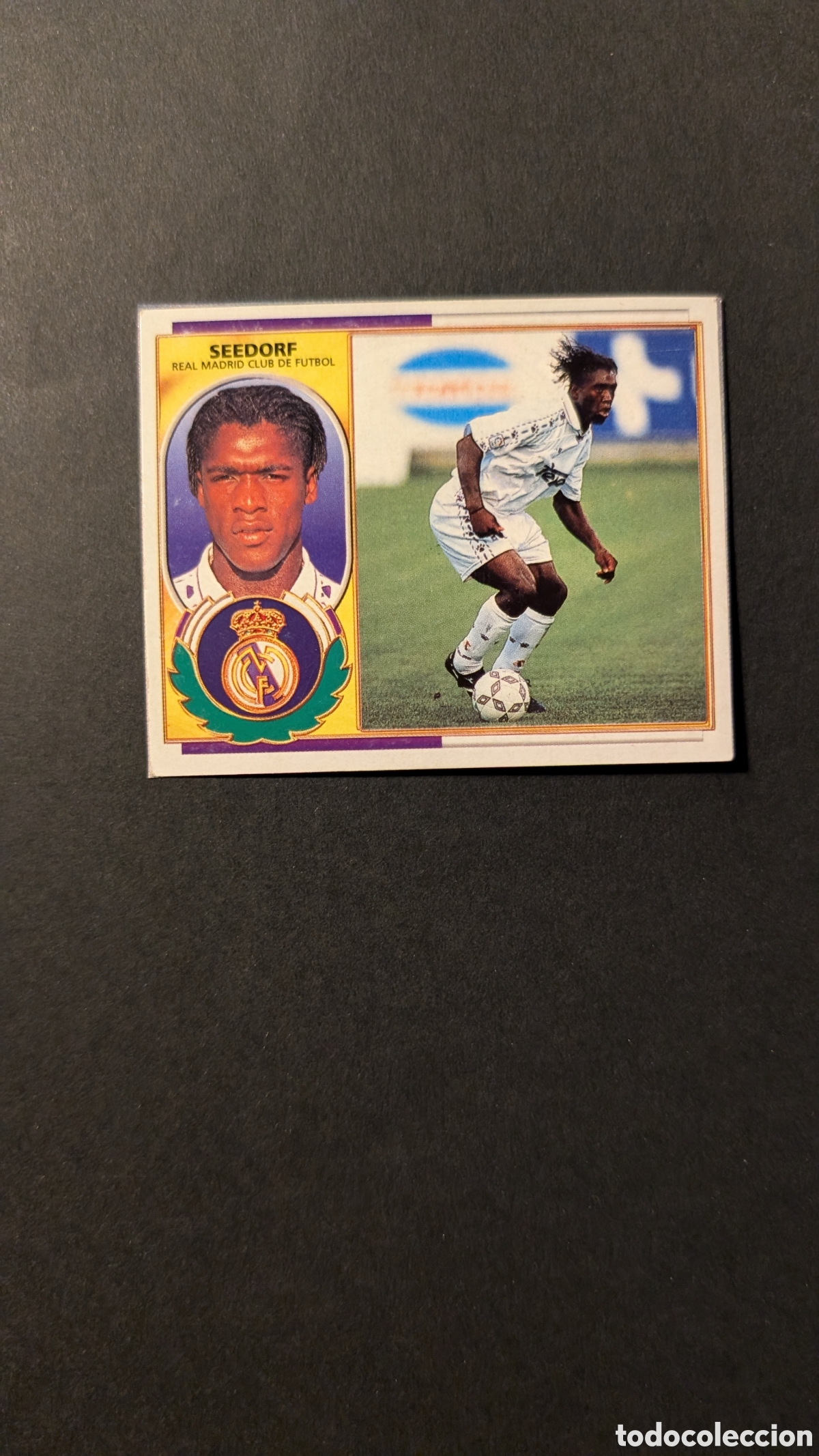 Figurine di Calcio: SEEDORF REAL MADRID VERSION LIGA ESTE 1996/97 96 97 RECORTADO