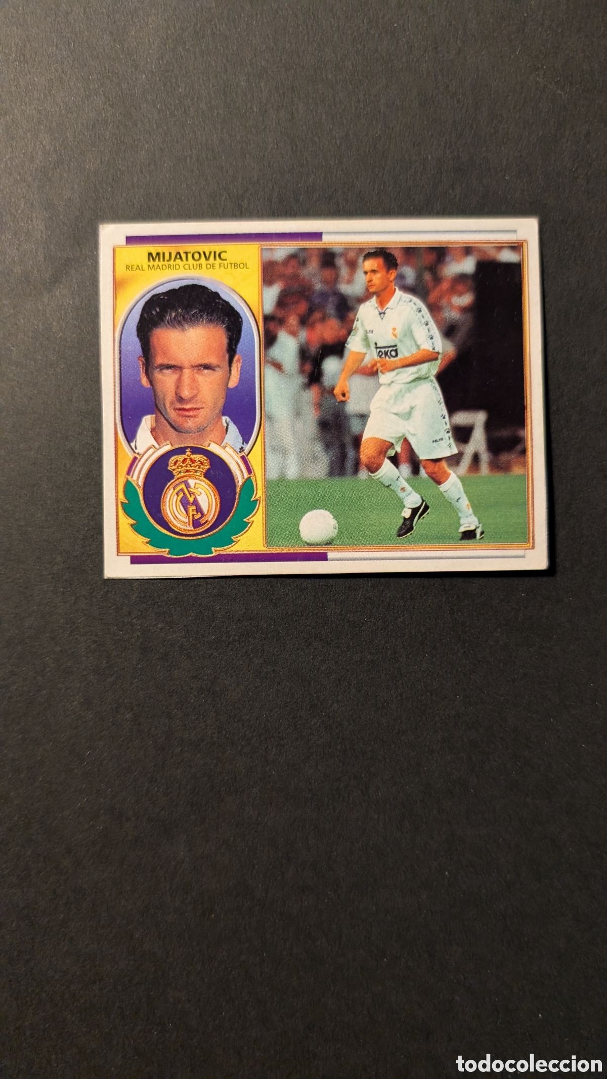 Cromos de Futebol: MIJATOVIC REAL MADRID VERSION LIGA ESTE 1996/97 96 97 RECORTADO