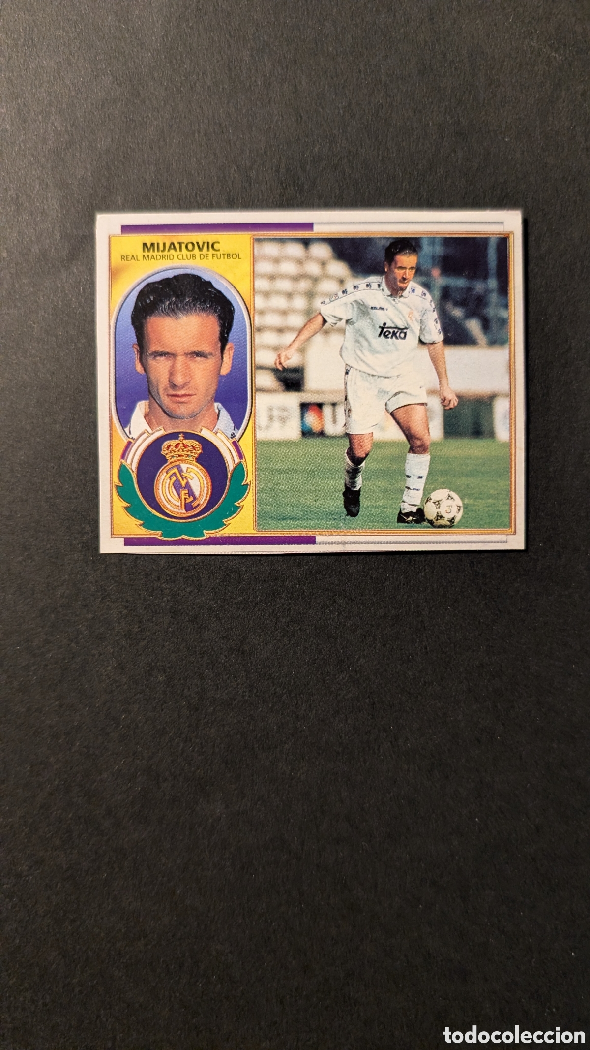 Cromos de Futebol: MIJATOVIC REAL MADRID VERSION LIGA ESTE 1996/97 96 97 RECORTADO