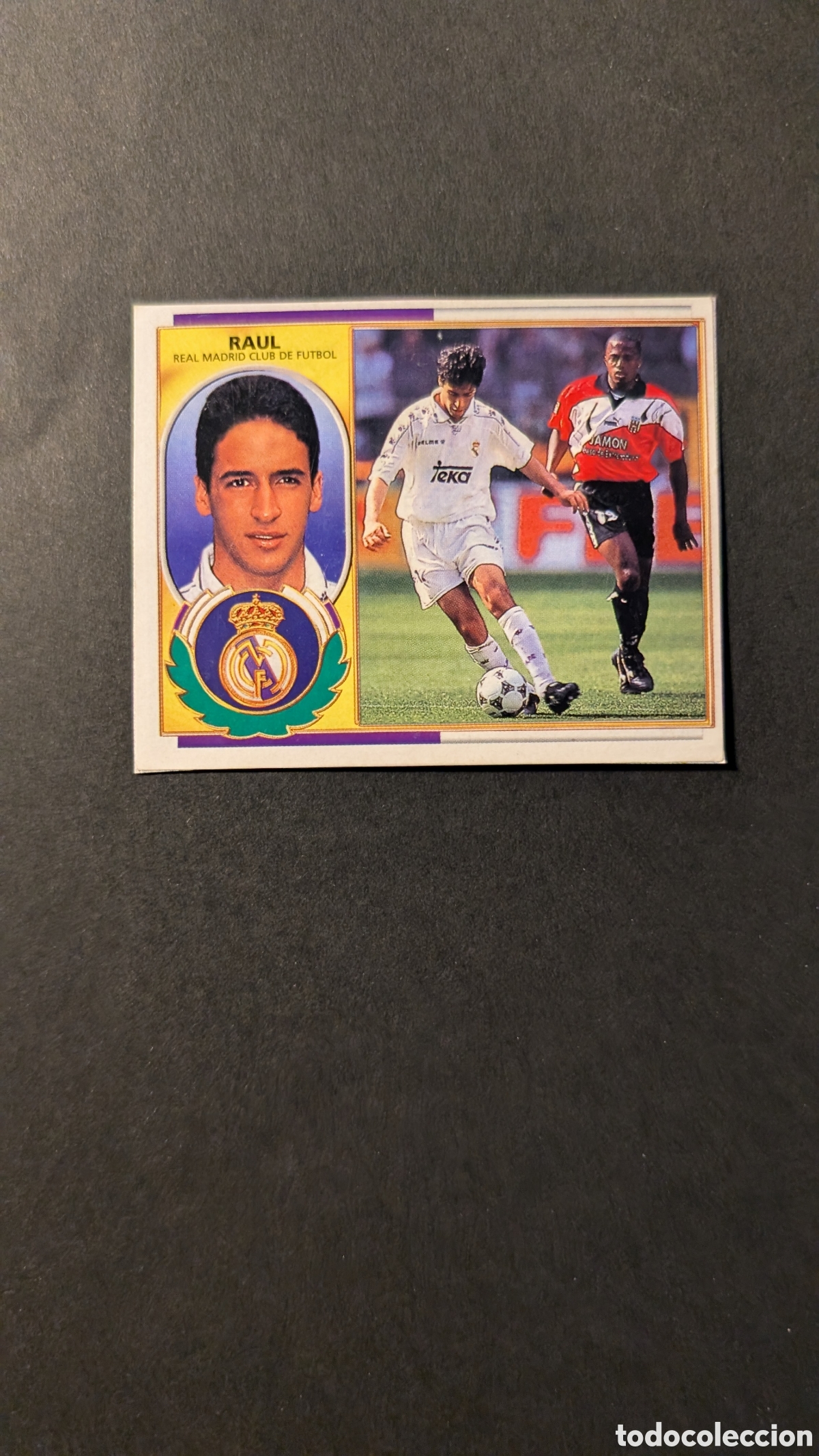 Cromos de Futebol: RAUL REAL MADRID LIGA ESTE 1996/97 96 97 RECORTADO