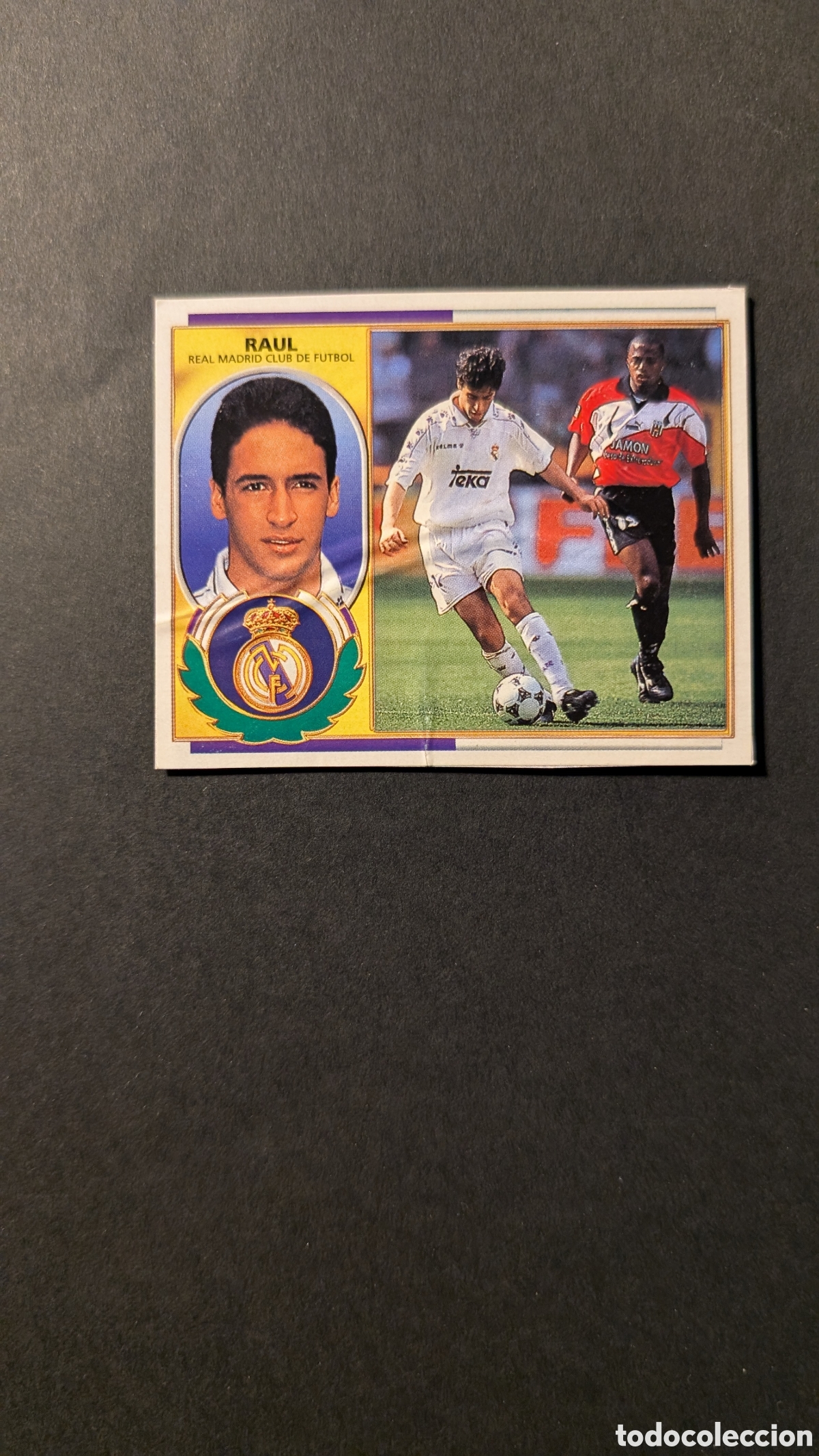 Cromos de Futebol: RAUL REAL MADRID LIGA ESTE 1996/97 96 97 RECORTADO