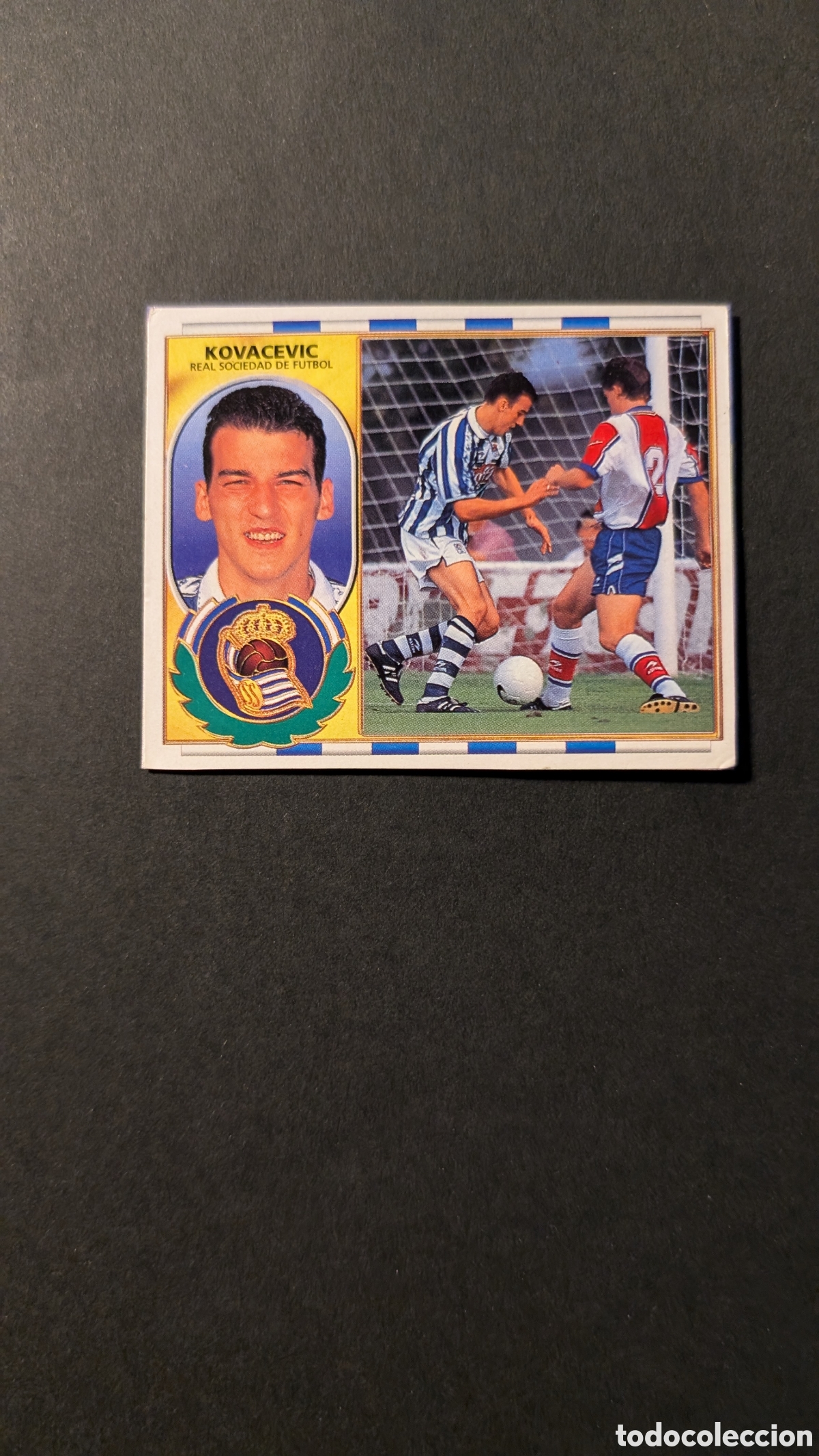 Cromos de Futebol: KOVACEVIC REAL SOCIEDAD VERSION LIGA ESTE 1996/97 96 97 RECORTADO