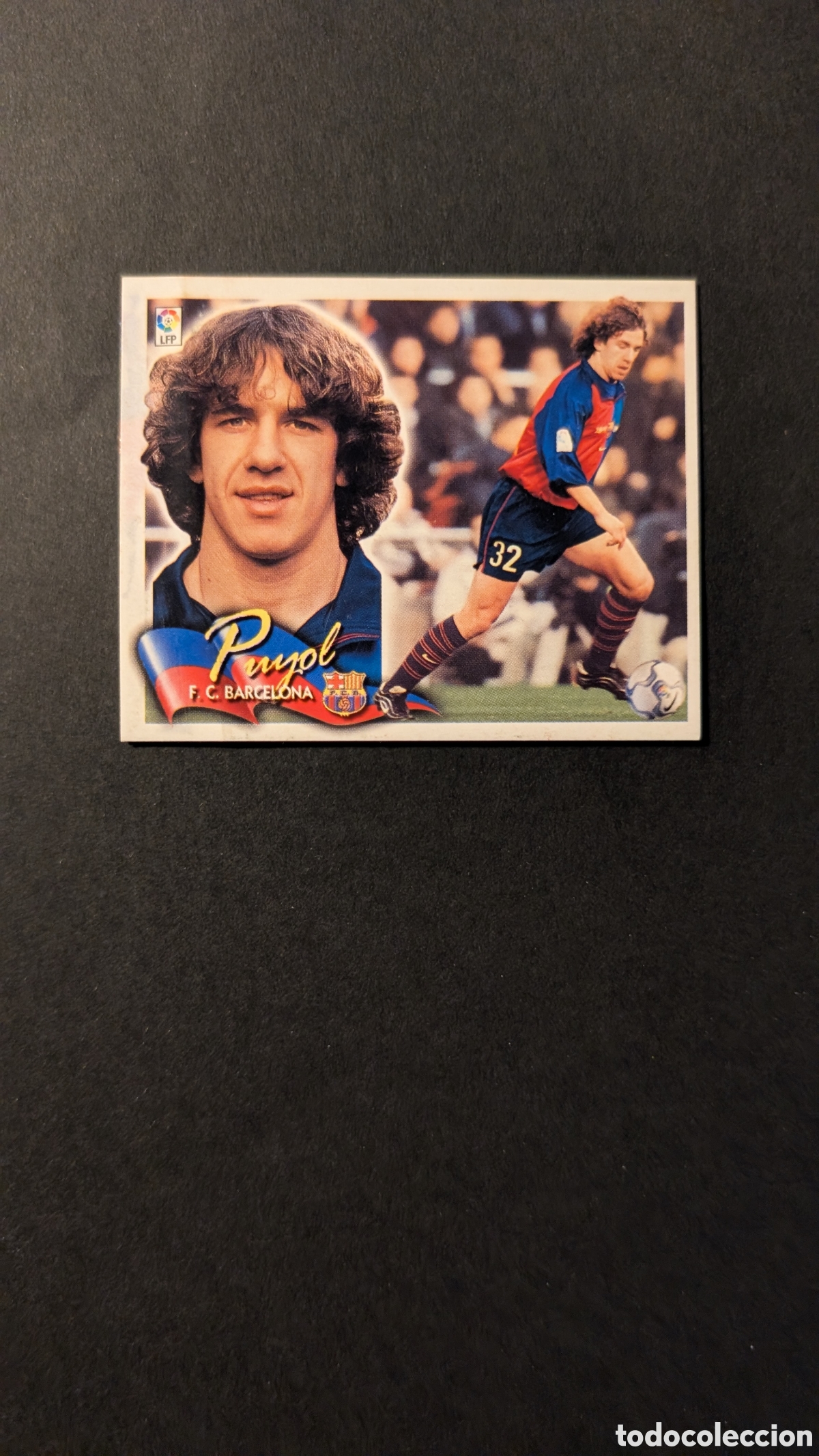 Cromos de Futebol: PUYOL BARCELONA ROOKIE LIGA ESTE 2000/01 00 01 VENTANILLA CONSERVA TRASERA