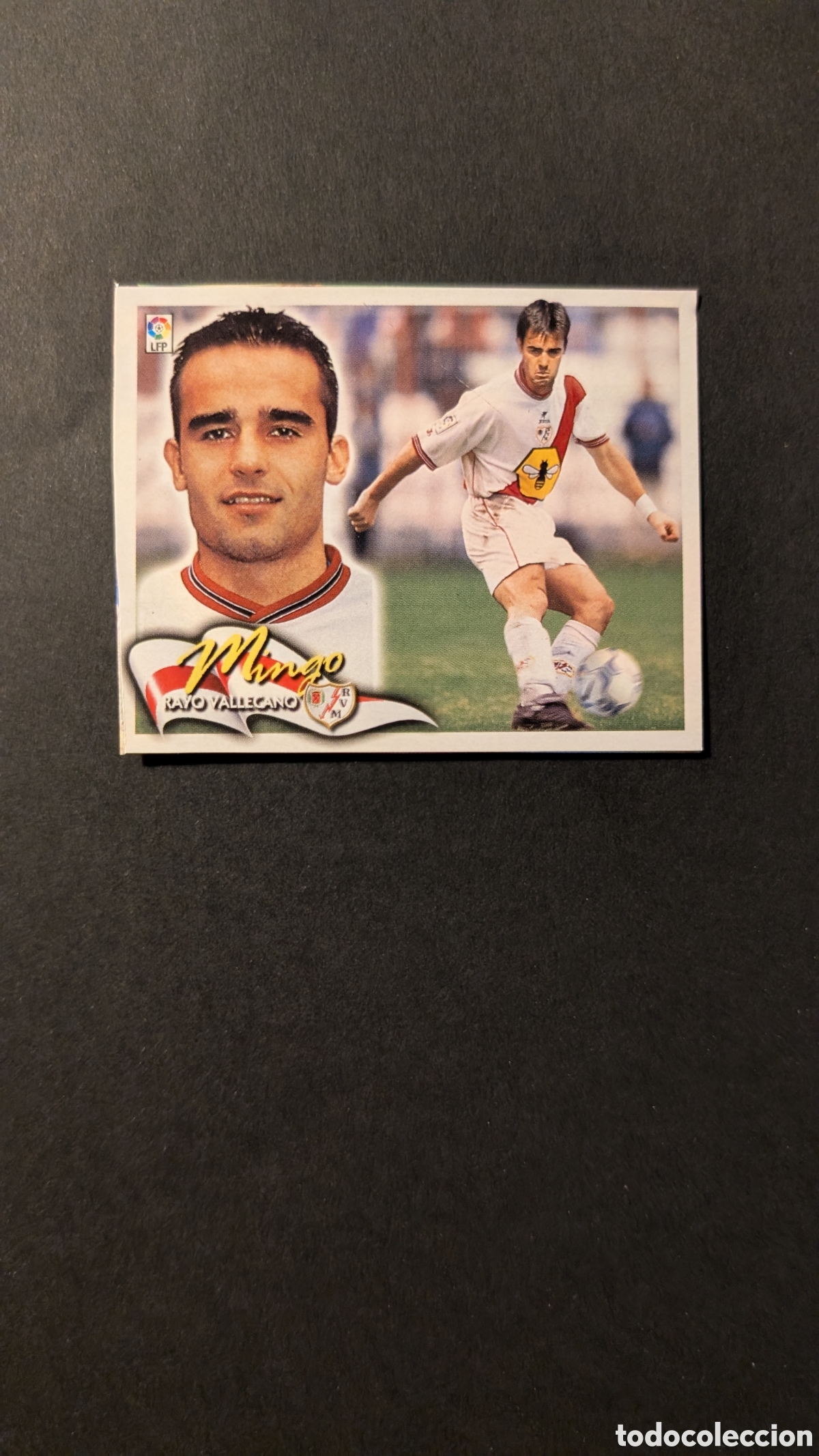 Fu&szlig;ball-Sticker: MINGO RAYO VALLECANO FICHAJE 11 LIGA ESTE 2000/01 00 01 RECORTADO
