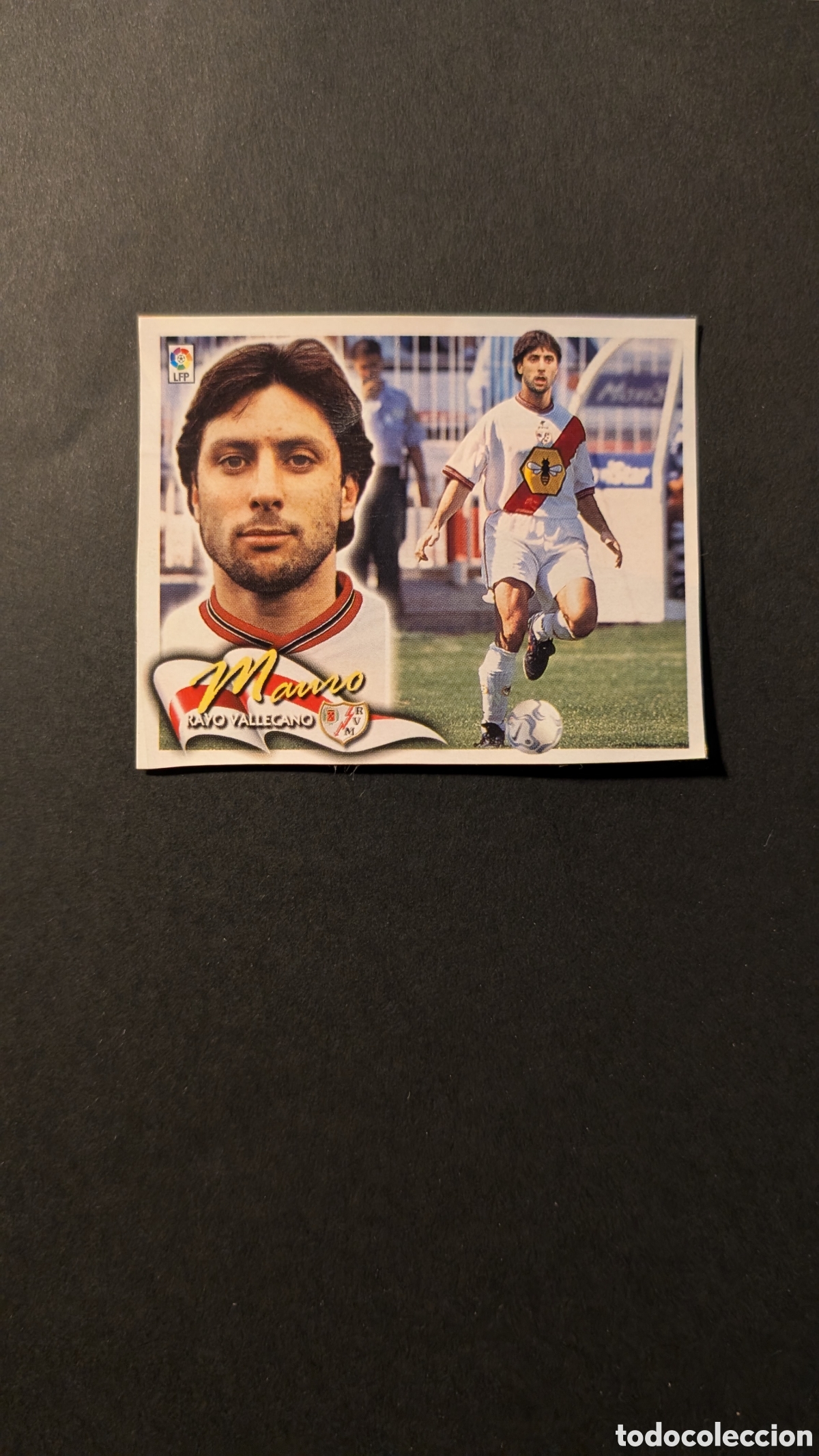 Fu&szlig;ball-Sticker: MAURO RAYO VALLECANO FICHAJE 20 LIGA ESTE 2000/01 00 01 RECORTADO