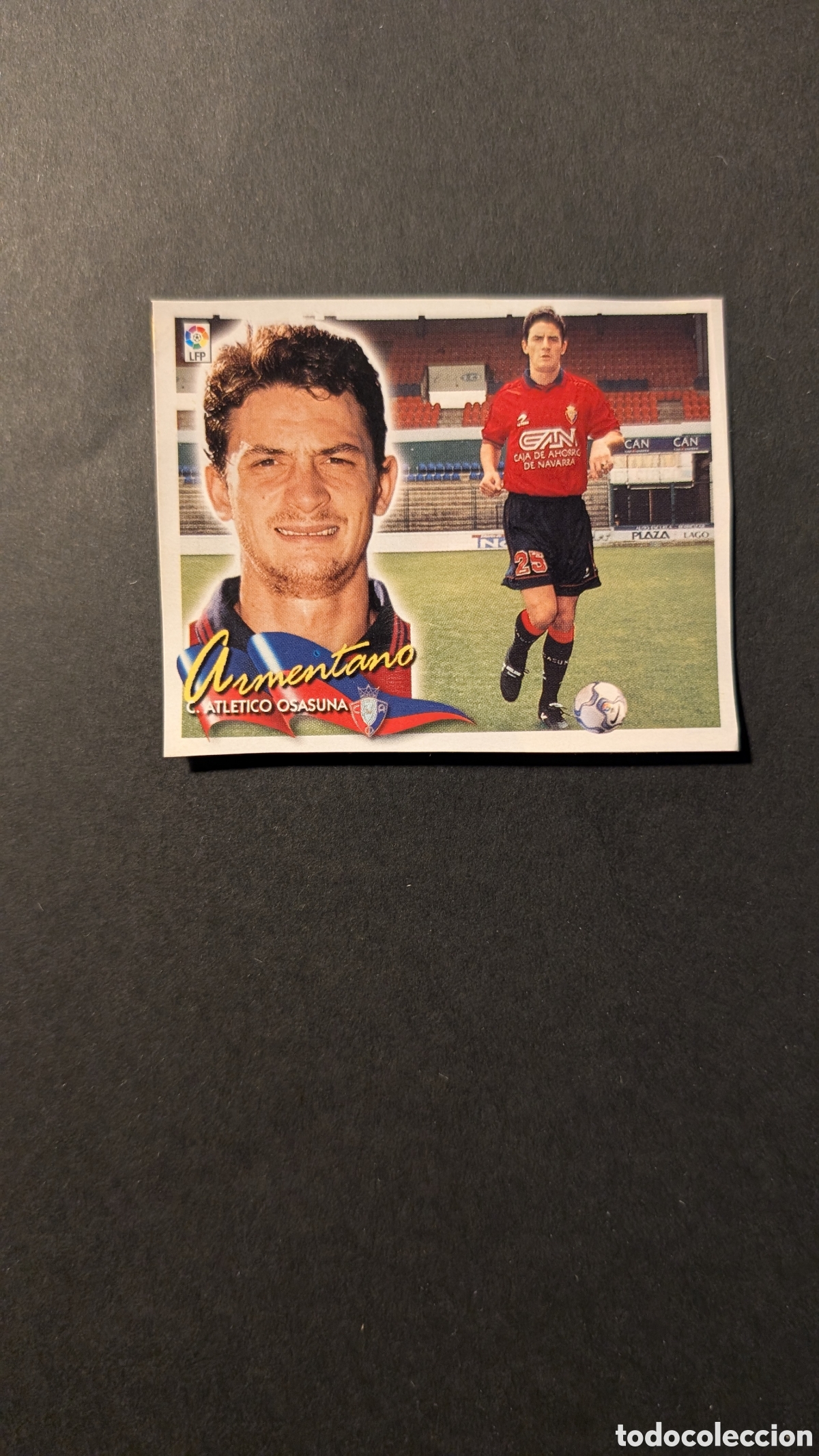 Fu&szlig;ball-Sticker: ARMENTANO OSASUNA FICHAJE 25 LIGA ESTE 2000/01 00 01 RECORTADO
