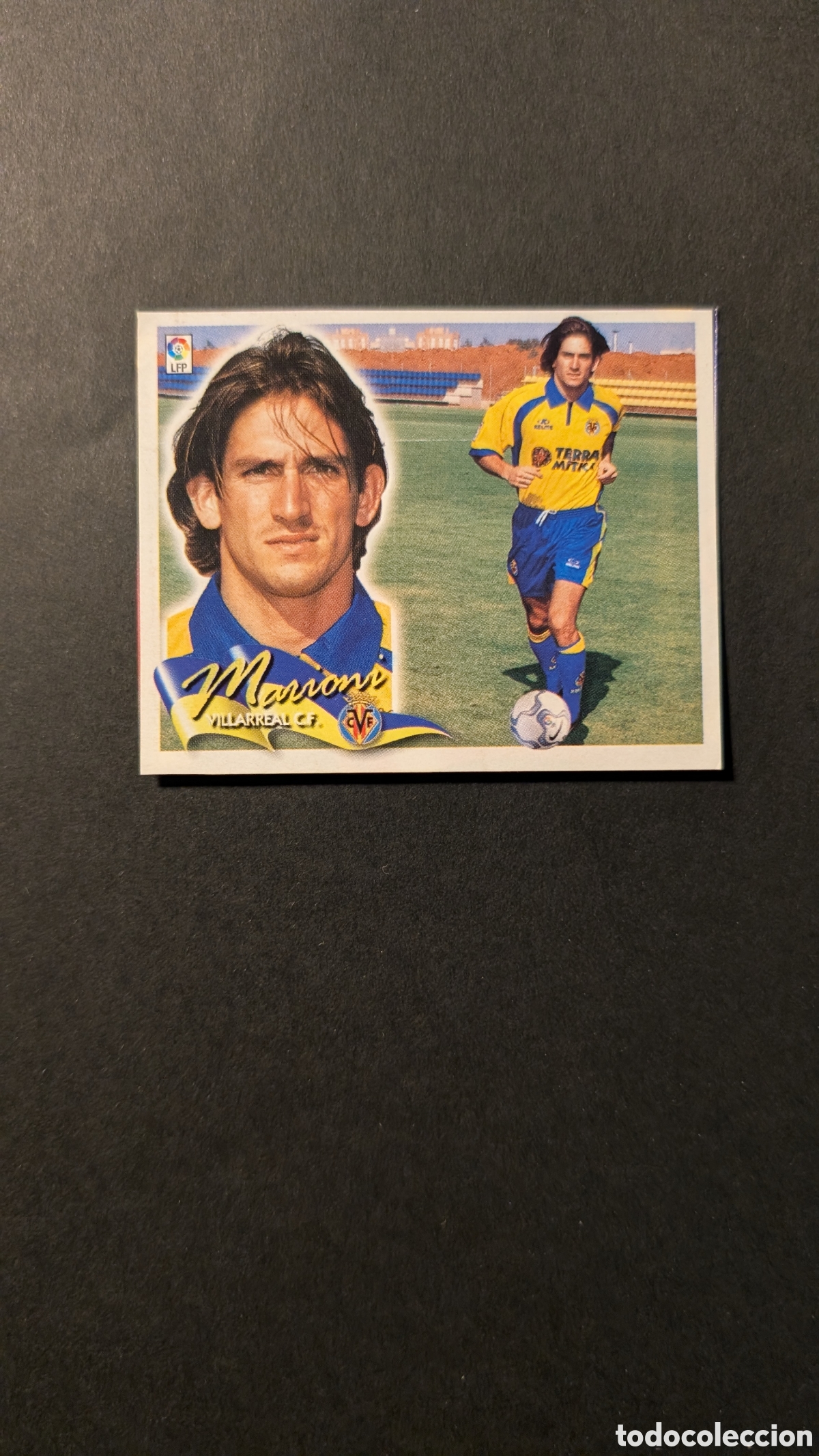 Fu&szlig;ball-Sticker: MARIONI VILLARREAL FICHAJE 28 LIGA ESTE 2000/01 00 01 RECORTADO