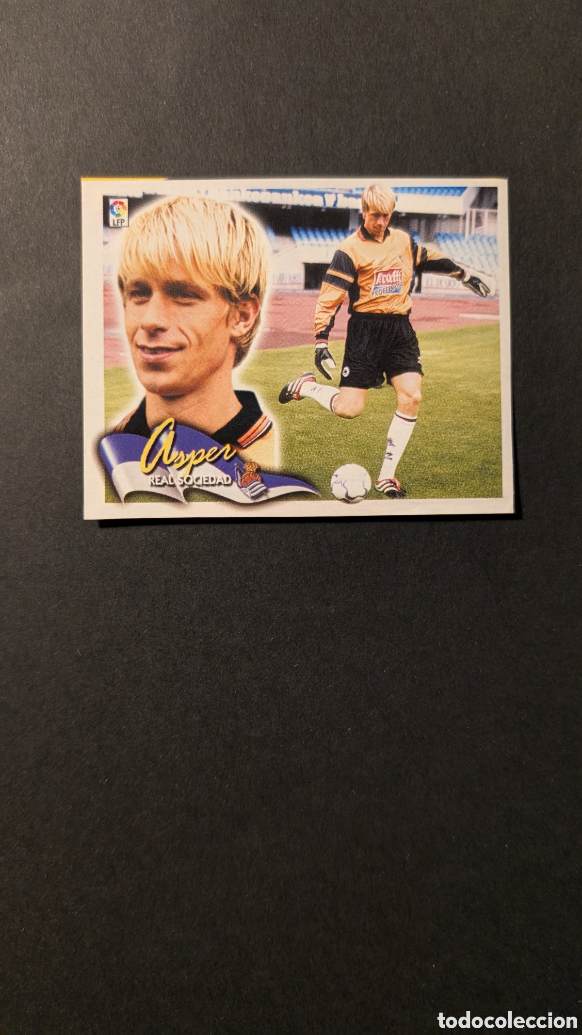 Fu&szlig;ball-Sticker: ASPER REAL SOCIEDAD FICHAJE 30 LIGA ESTE 2000/01 00 01 RECORTADO
